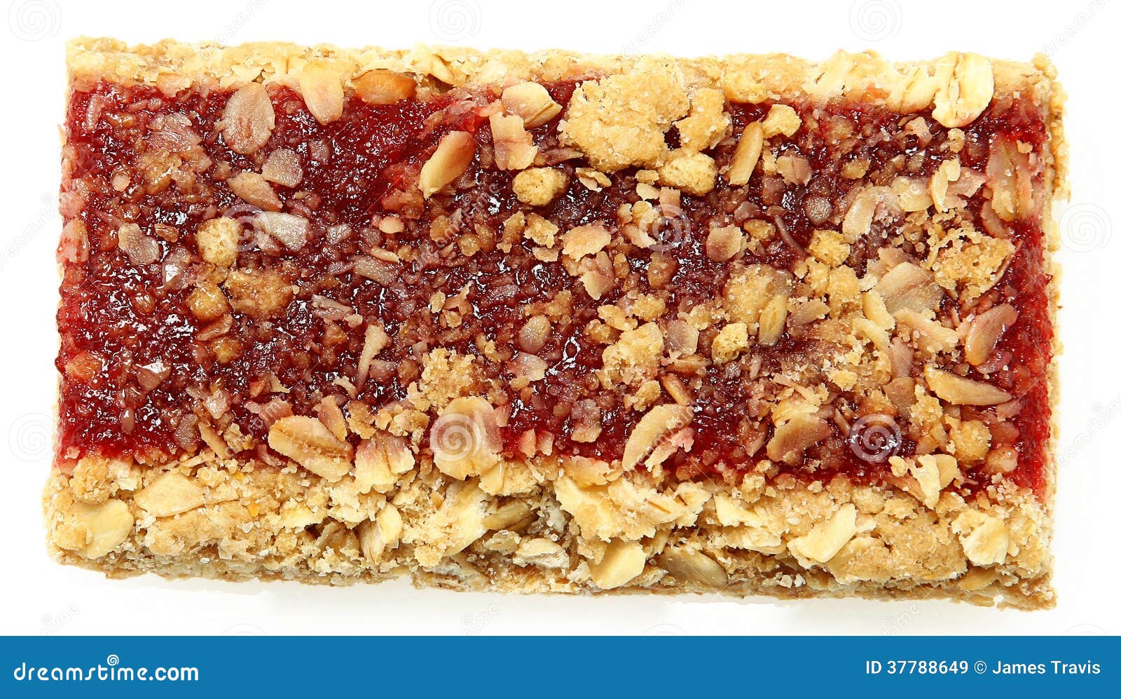 Strawberry Granola Bar stock image. Image of sugar, snack 37788649