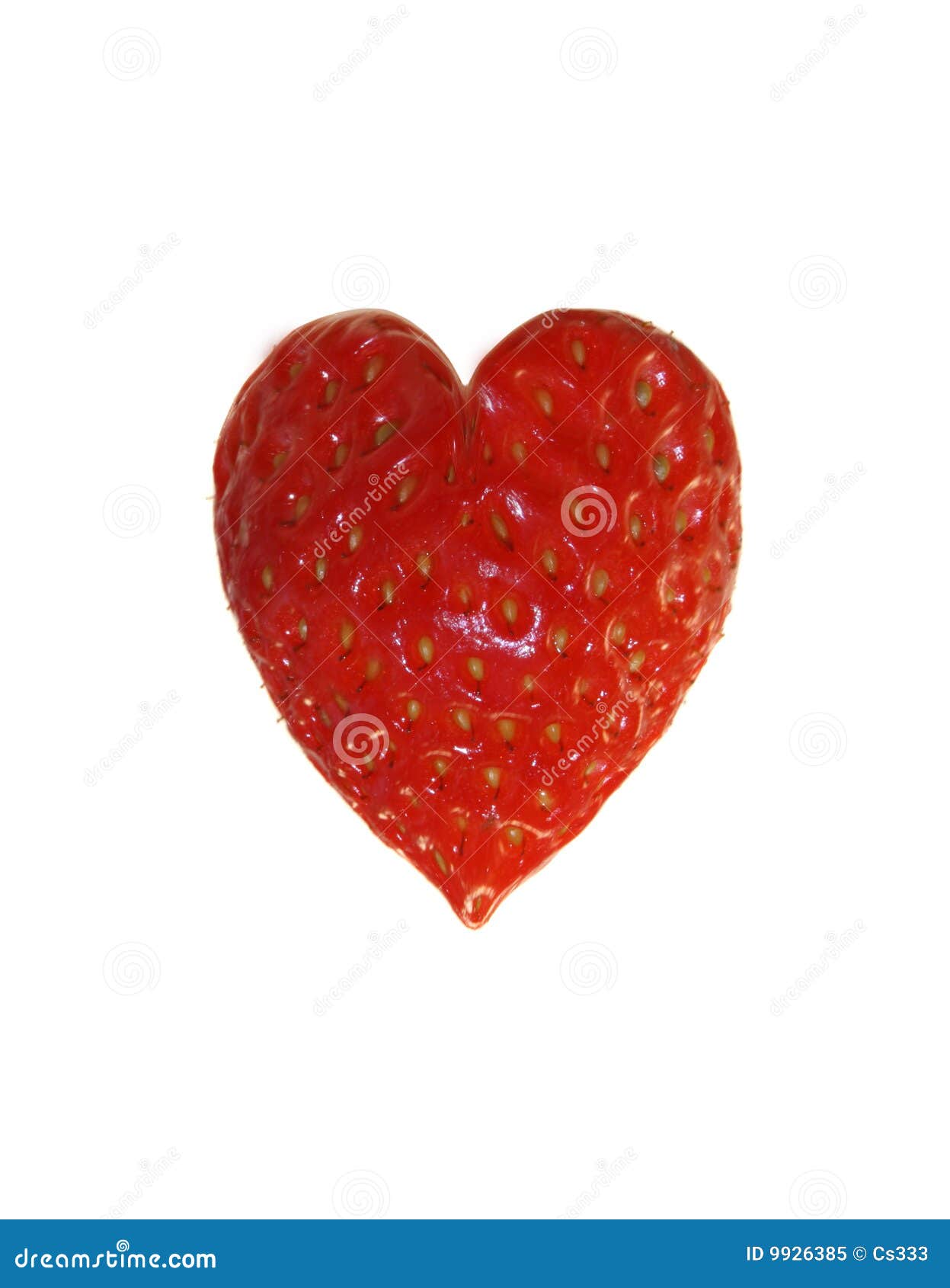 Strawberry heart stock image. Image of isolate, strawberry - 9926385