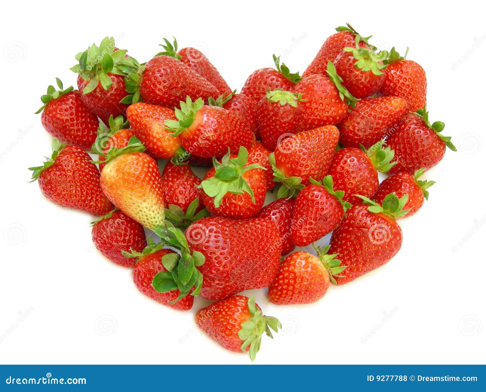 Strawberry Heart Meaning Love Stock Photo Image of symbol, organic 9277788