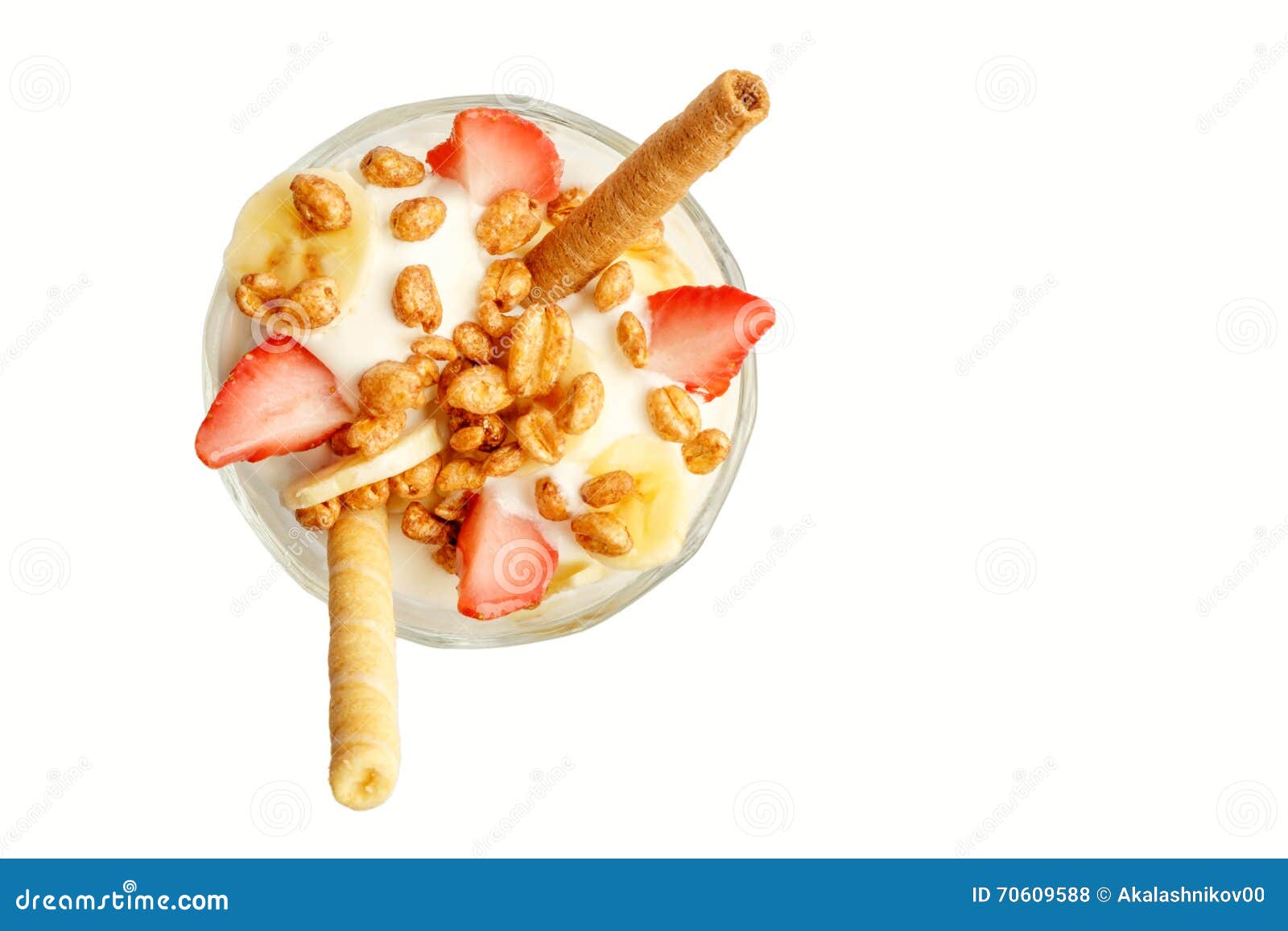 Strawberry Ice Cream White Background Stock Photo - Image of berry