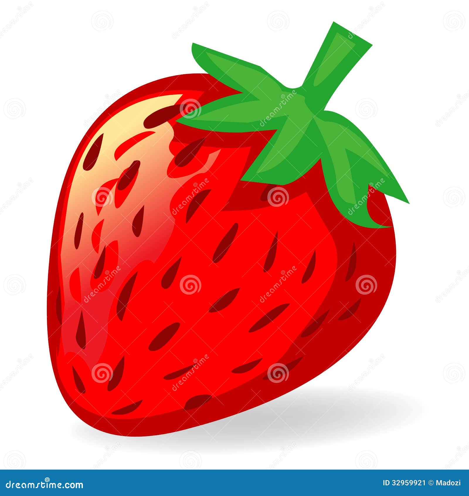 Strawberry Illustration Stock Image  Image: 32959921