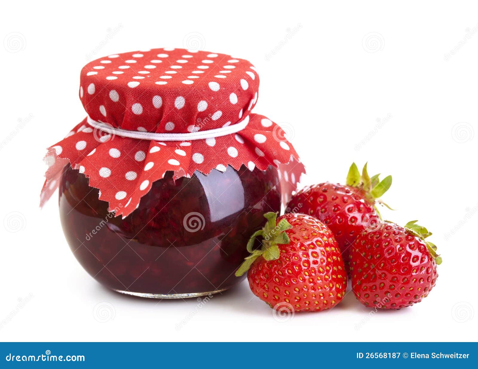 Strawberry Jam and Fresh Berries Stock Image Image of homemade, sweet