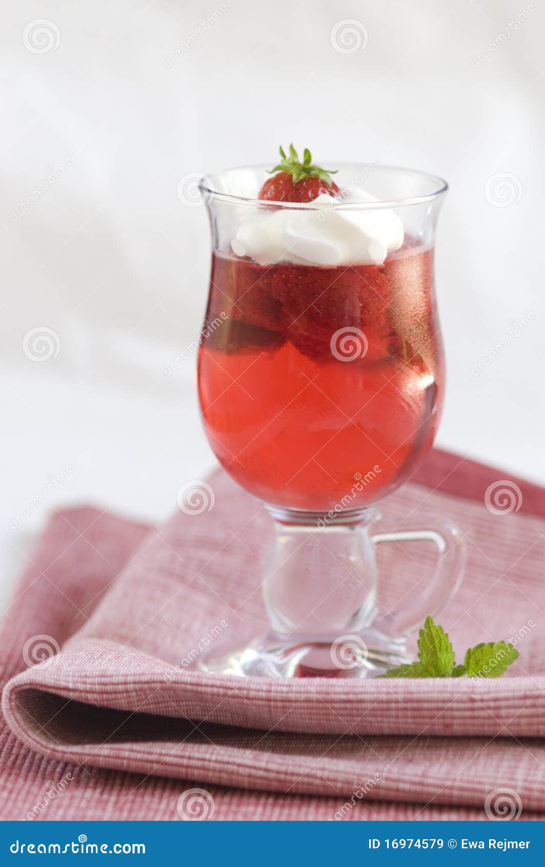 Strawberry Jelly stock image. Image of punch, food, drink 16974579