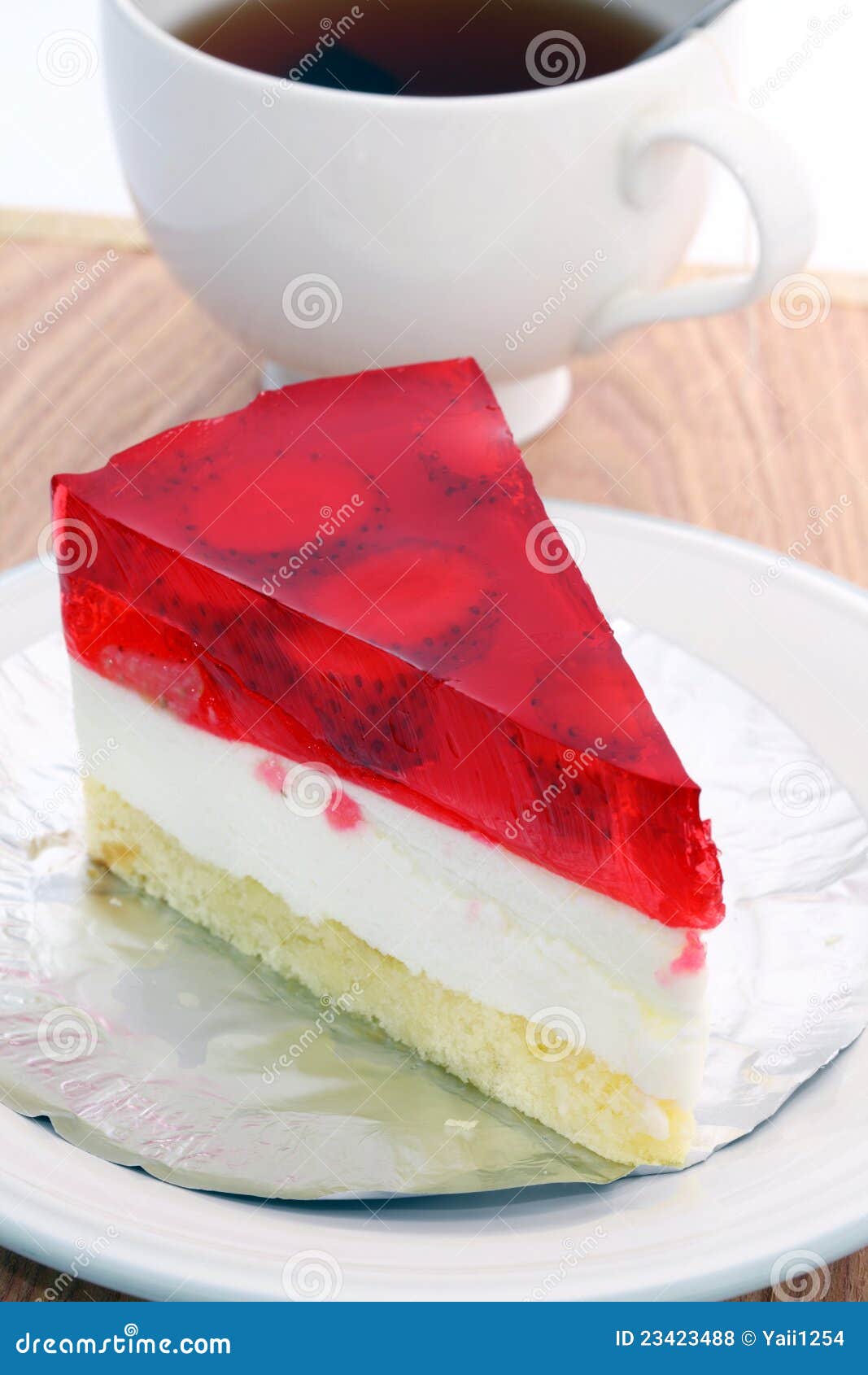 Strawberry Jelly Cake Stock Photo Image Of Bake Plate Strawberry Jelly Cake Stock Photo Image Of Bake Plate