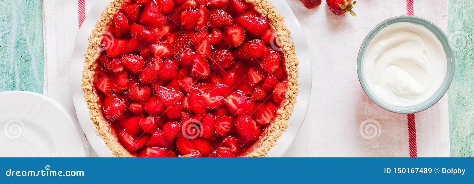 Strawberry Jelly Pie stock image. Image of jelly, fresh 150167489