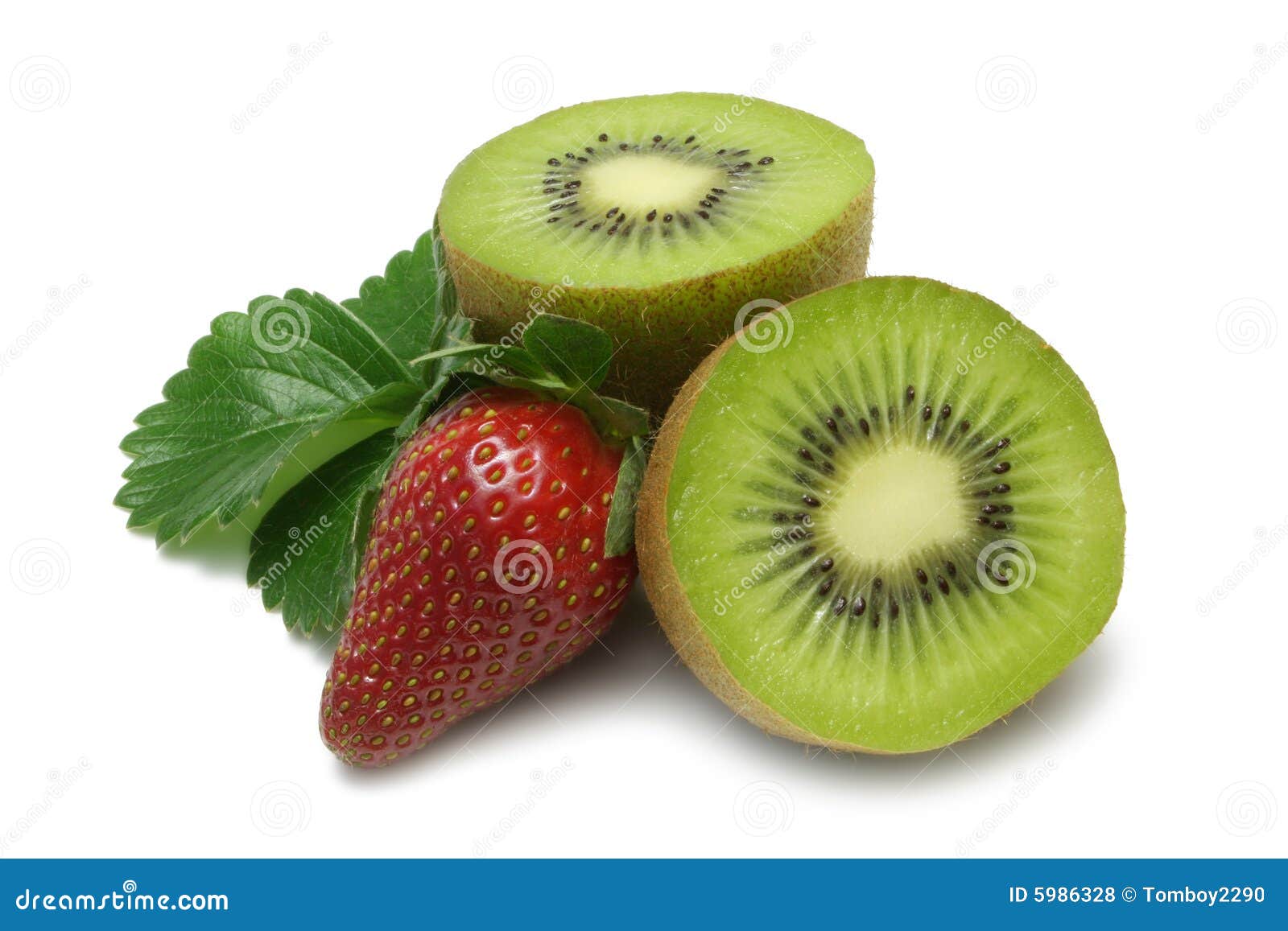 Strawberry Kiwi stock photo. Image of fruit, isolated 5986328