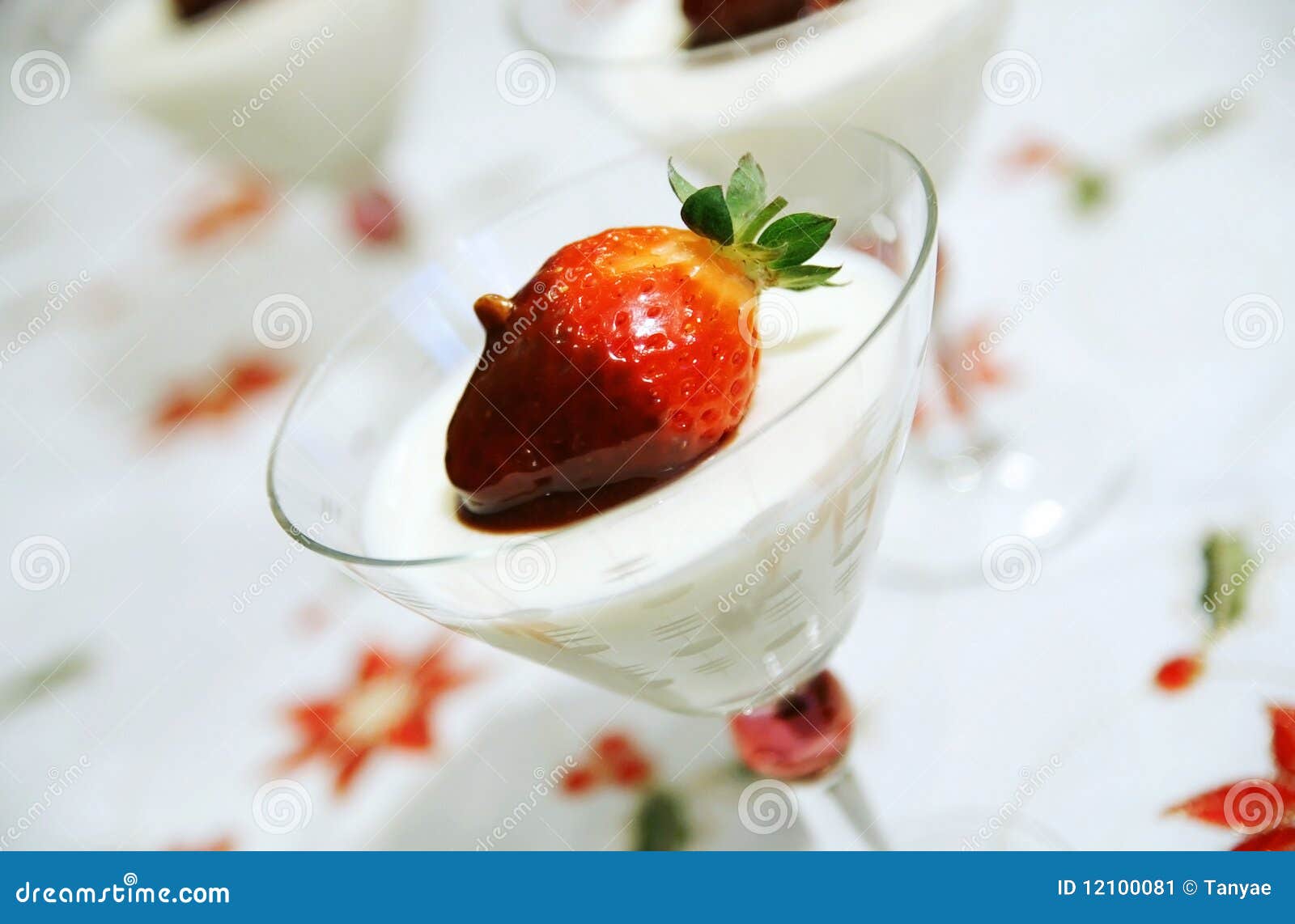 Soy Milk Dessert Made Of Tofu Mix With Milk To Form Jelly Stock Image
