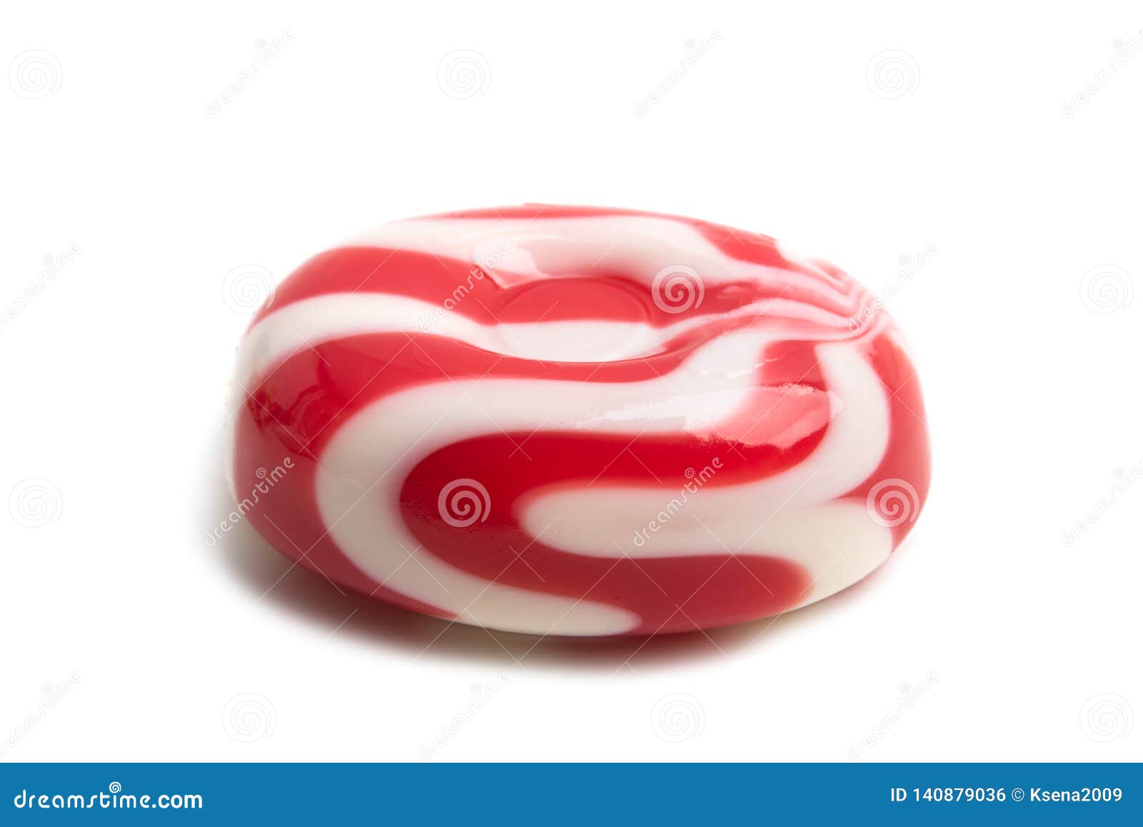 Strawberry Milk Lollipop Isolated Stock Photo Image of round, sugar 140879036