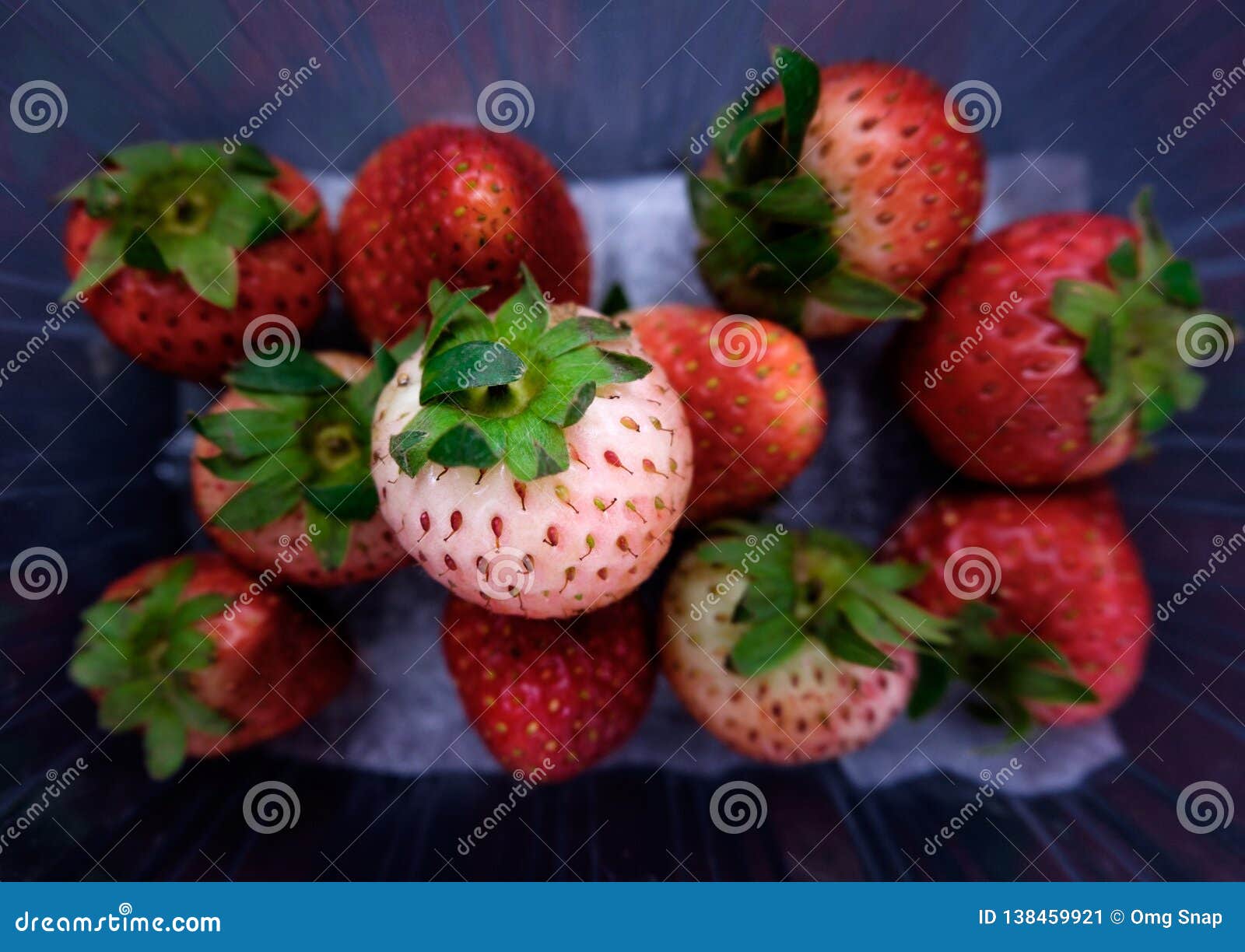 Strawberry in Plastic Container Stock Image Image of plastic, fresh