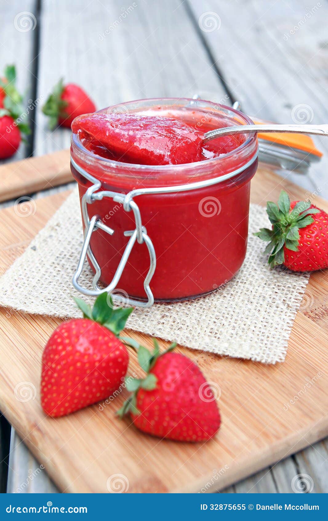 Strawberry Sauce stock image. Image of jelly, nutrition 32875655