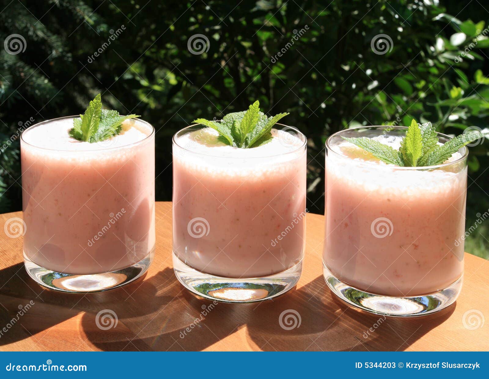 Strawberry shake stock image. Image of shake, homemade 5344203