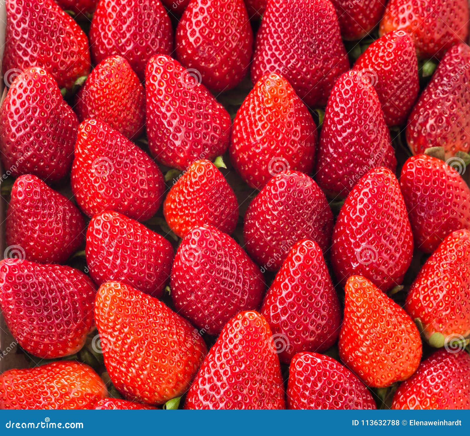 Strawberry Solid Square Background Stock Photo Image of fruit