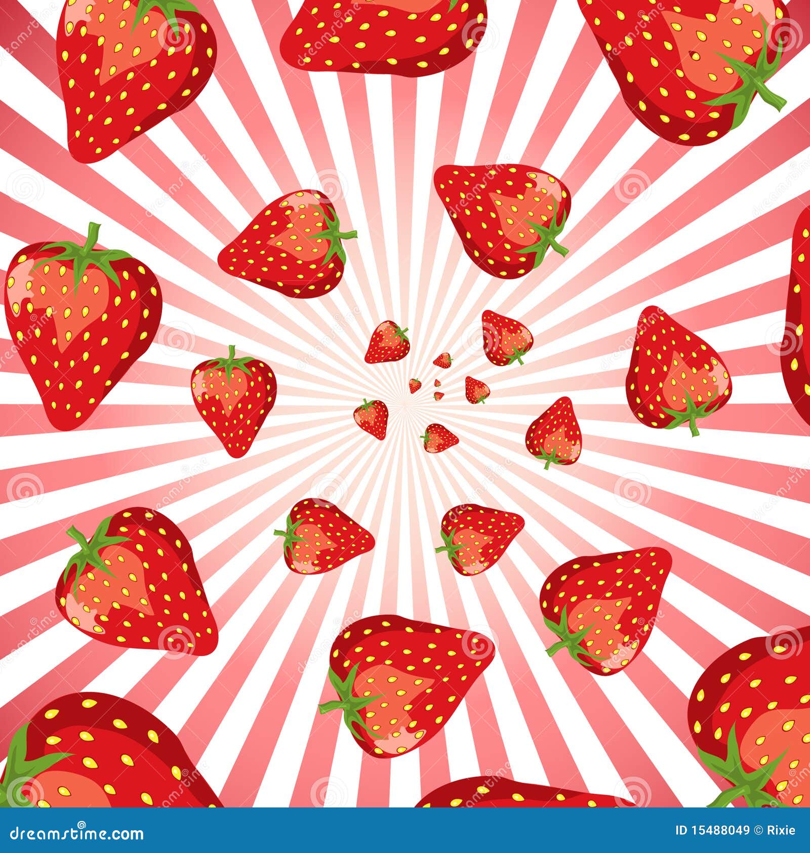 Strawberry Swirl Royalty Free Stock Images Image 15488049