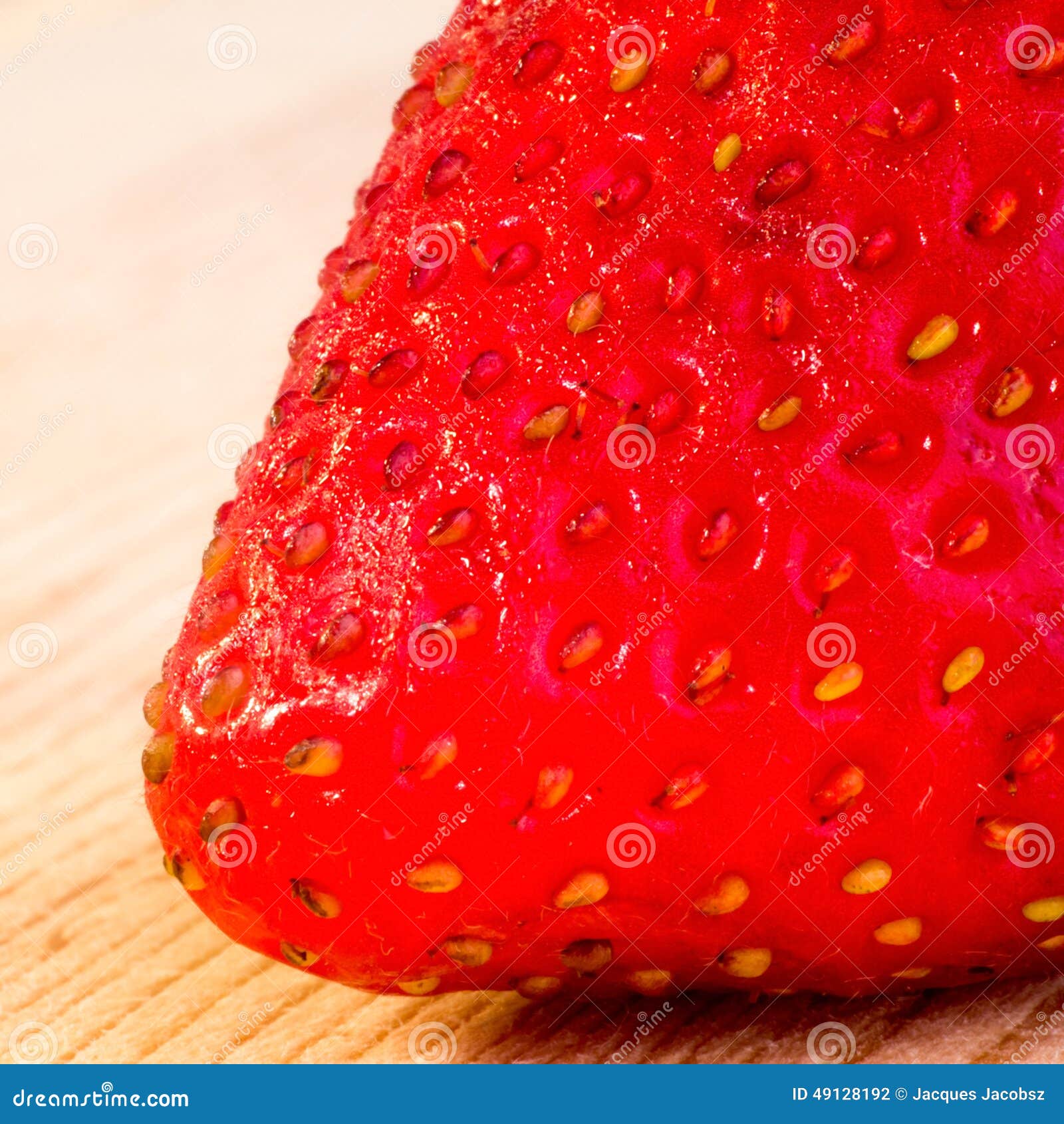Strawberry Up Close stock photo. Image of nature, healthy 49128192
