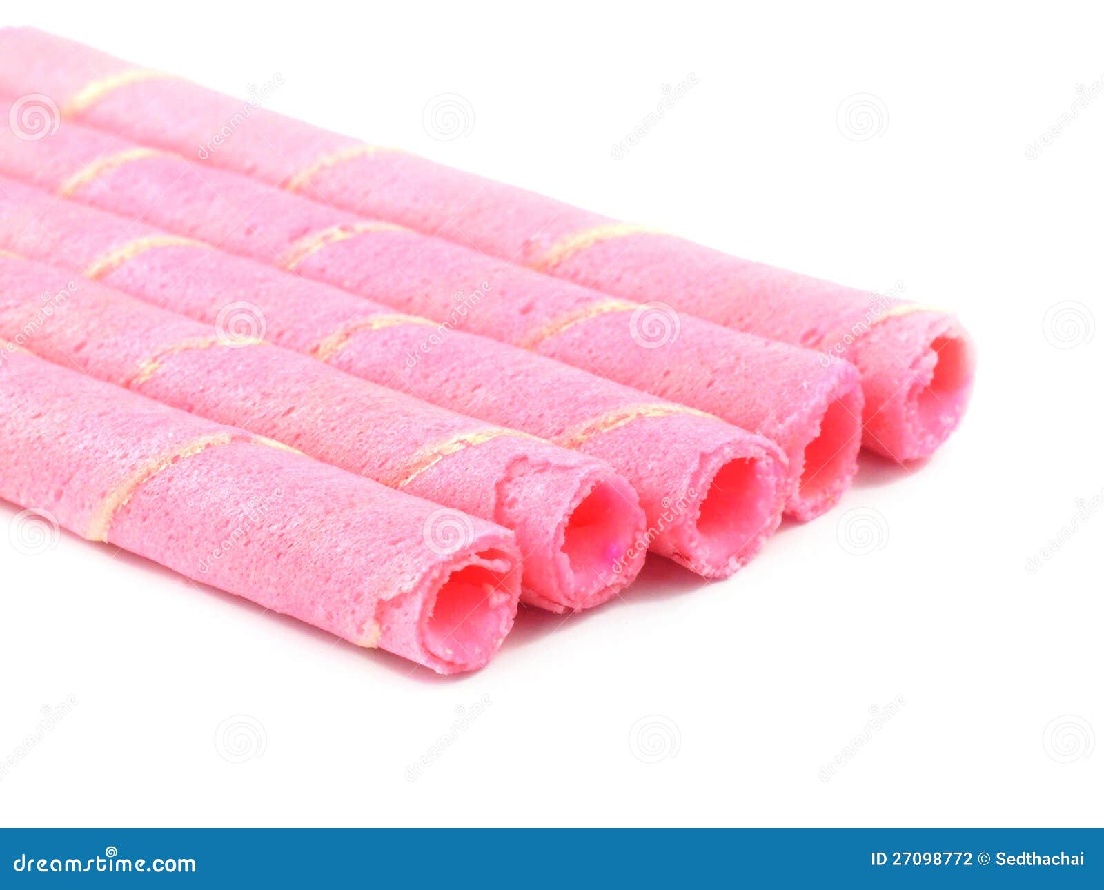 Strawberry wafers stock photo. Image of baked, stilllife 27098772