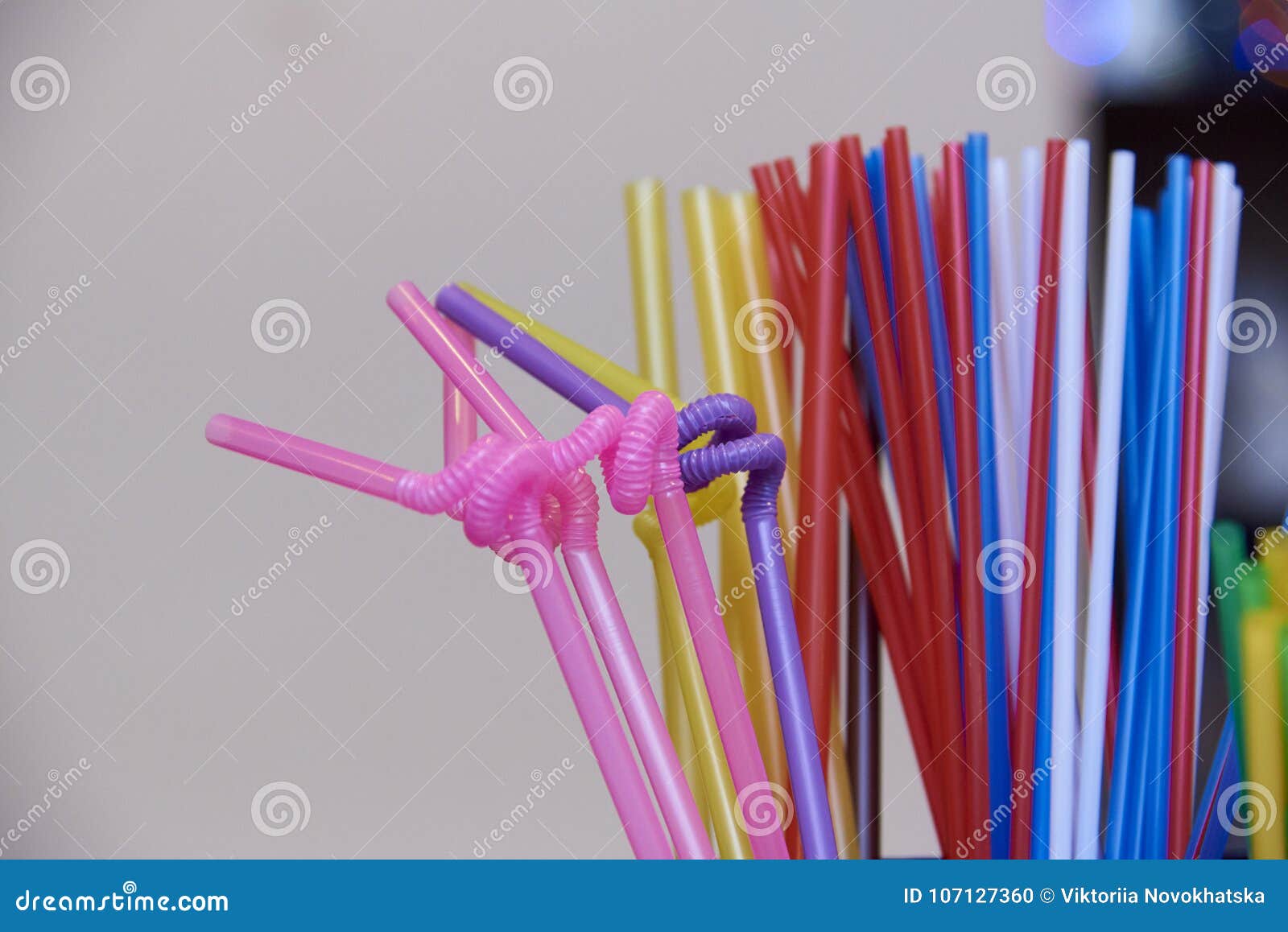 Straws for a cocktail stock photo. Image of drink, summer 107127360