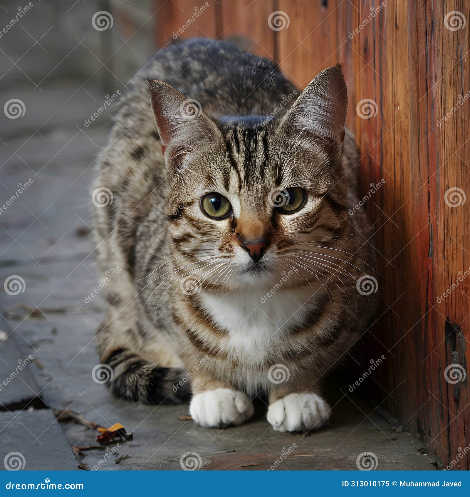 stray cats poignant gaze reflects hardships faced on the streets