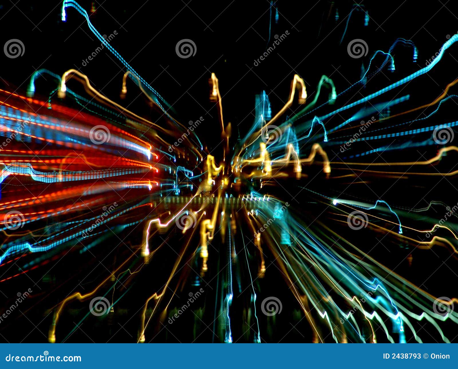 Streaks of light stock image. Image of colors, interesting 2438793