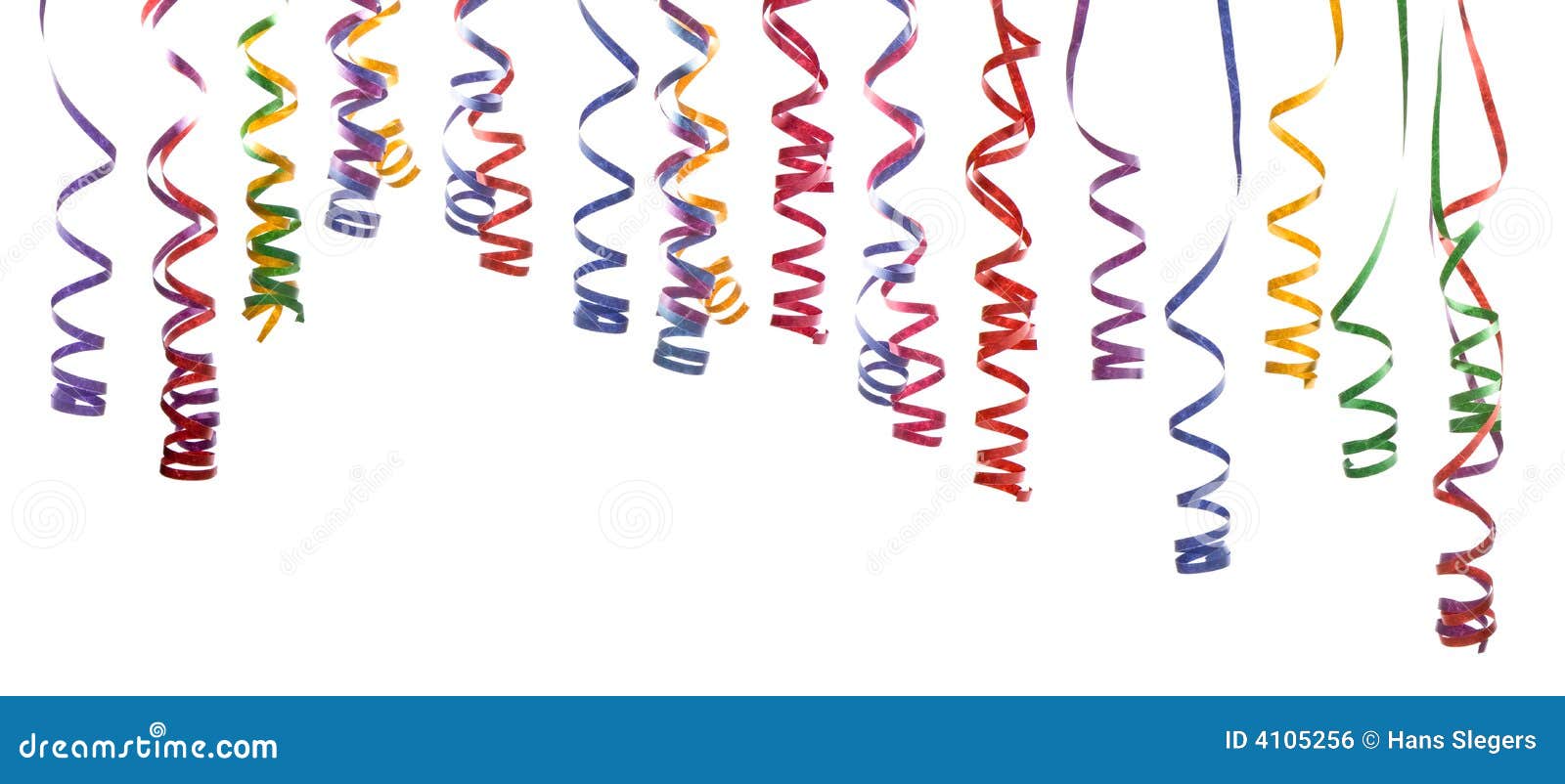 Streamer or confetti stock photo. Image of frame, curl 4105256