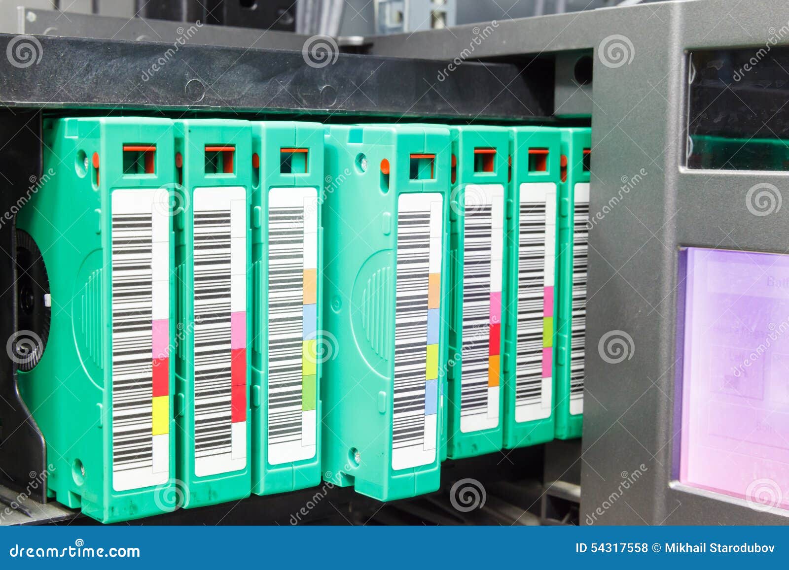 Streamer, Tape Library for Data Backup Stock Photo Image of horizontal, engineer 54317558