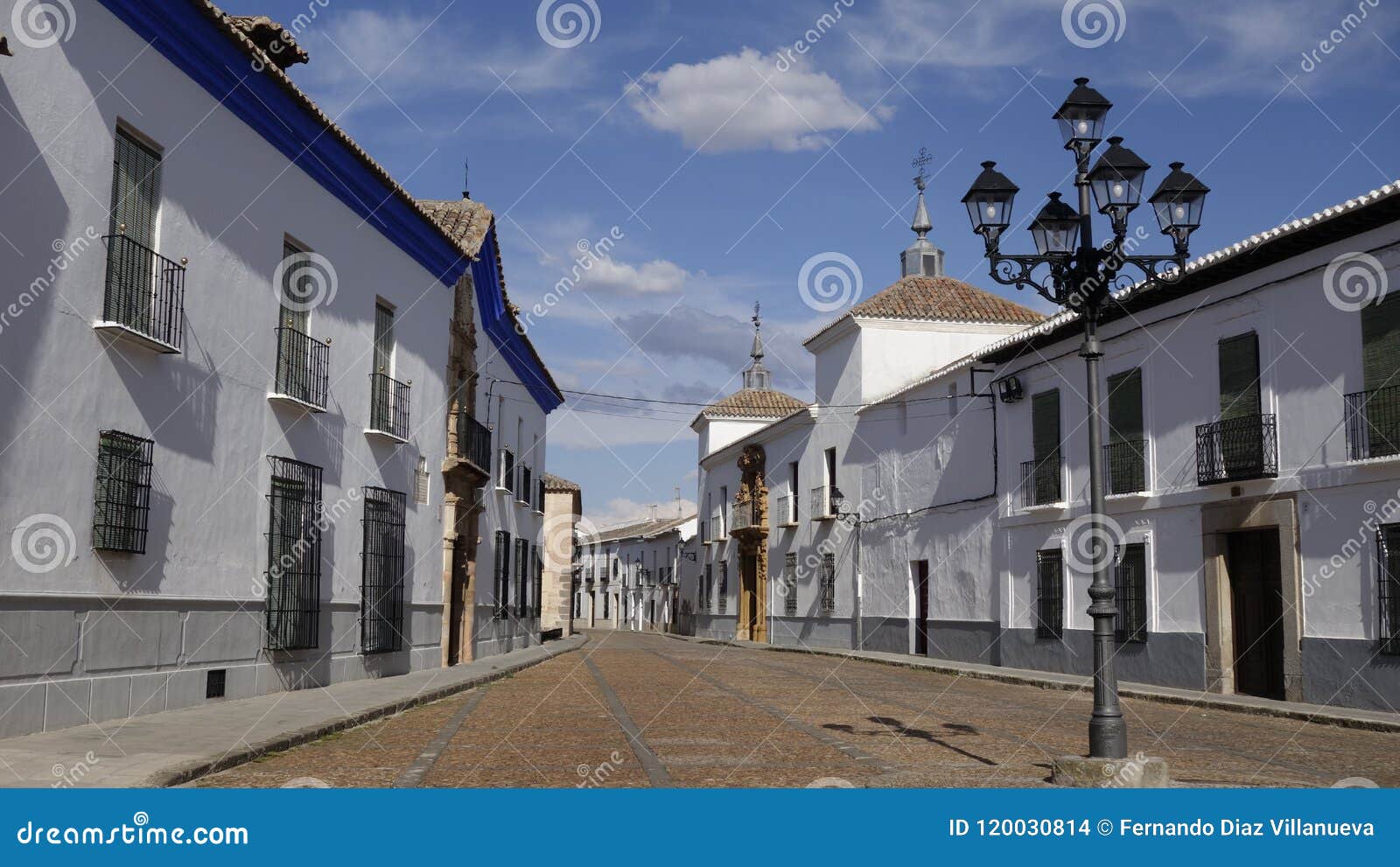 street of almagro, province of ciudad real, spain