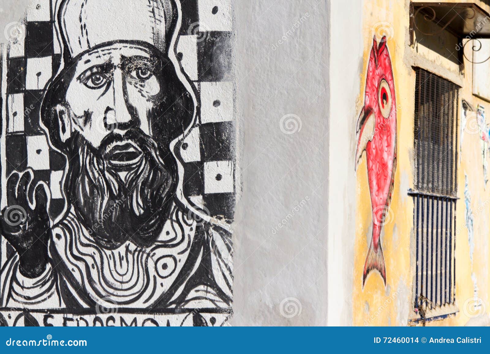 Street Art in Palermo, Italy Editorial Stock Image Image of painting