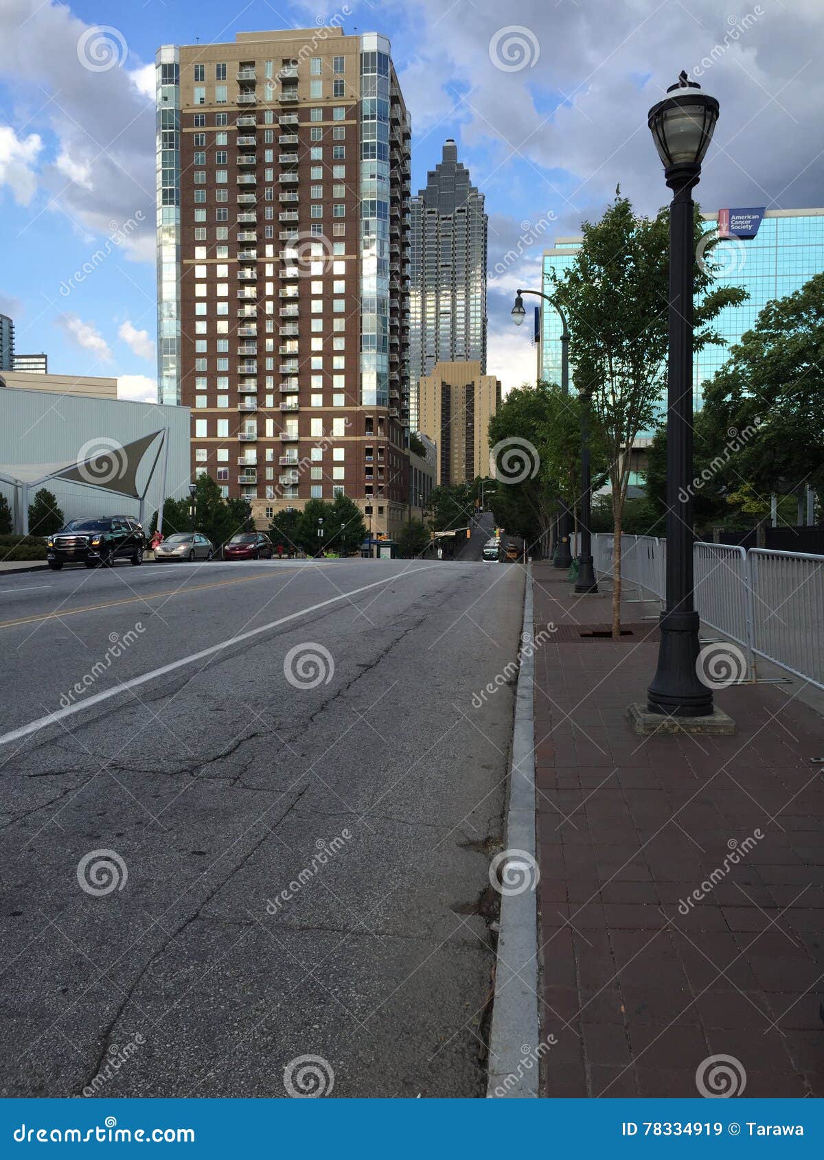 Street in Atlanta editorial stock image. Image of traveling - 78334919