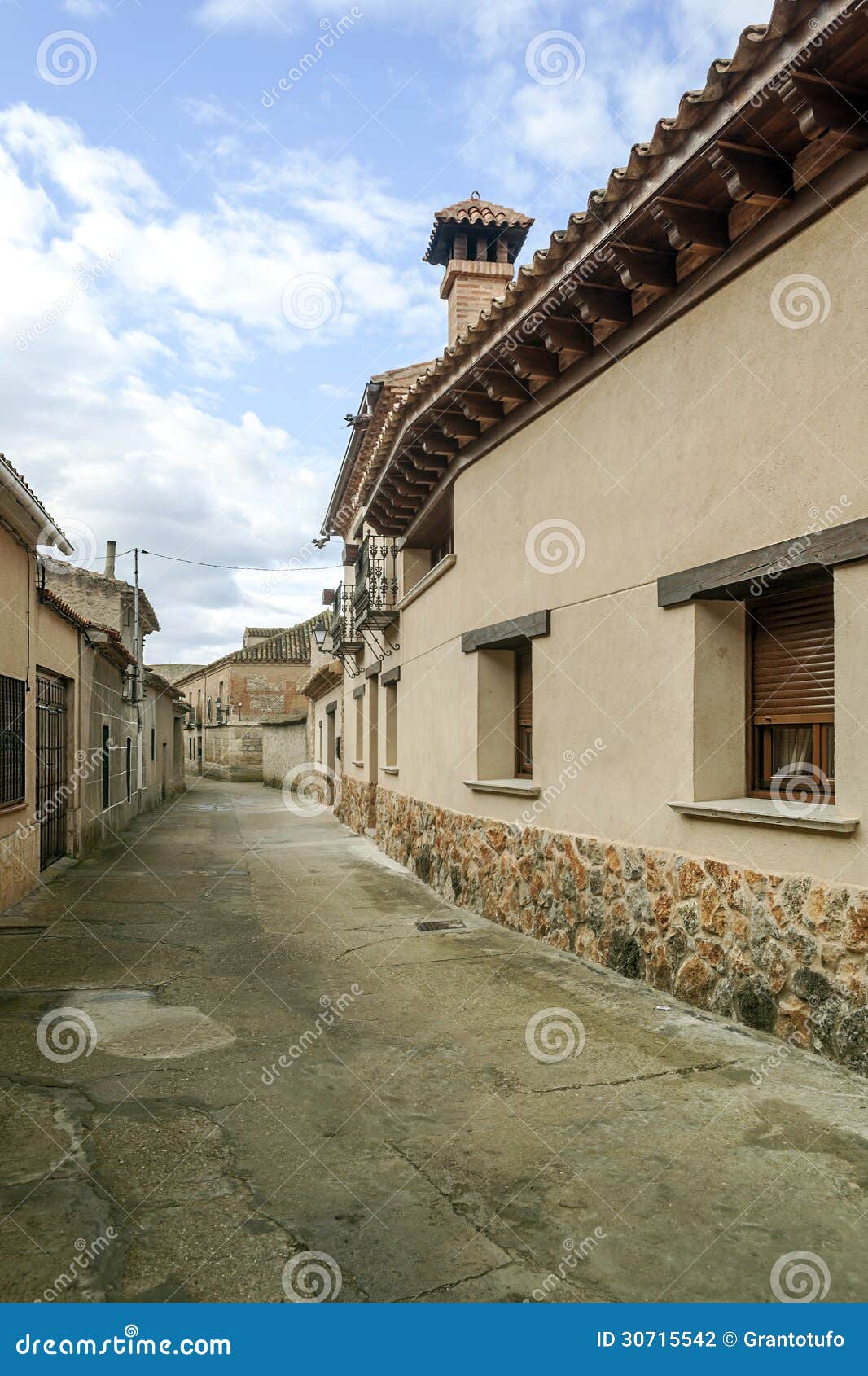 street with chimney in urueÃÂ±a
