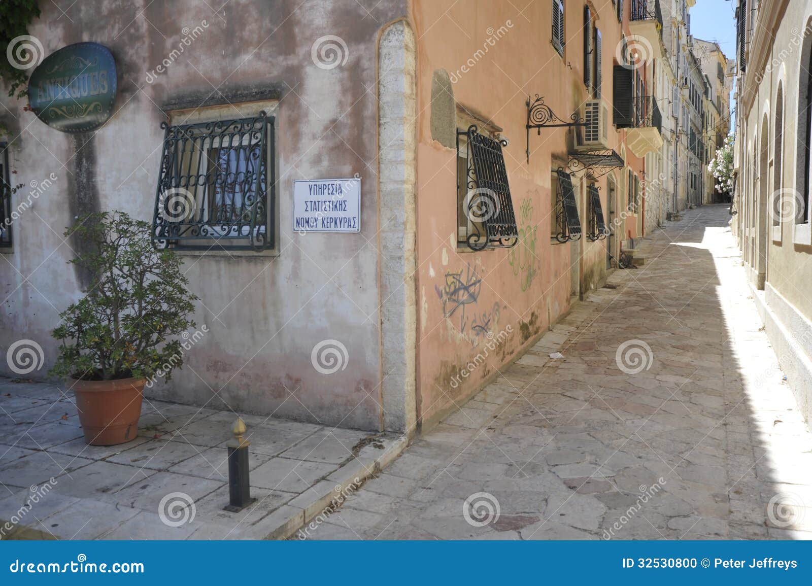 street in corfu