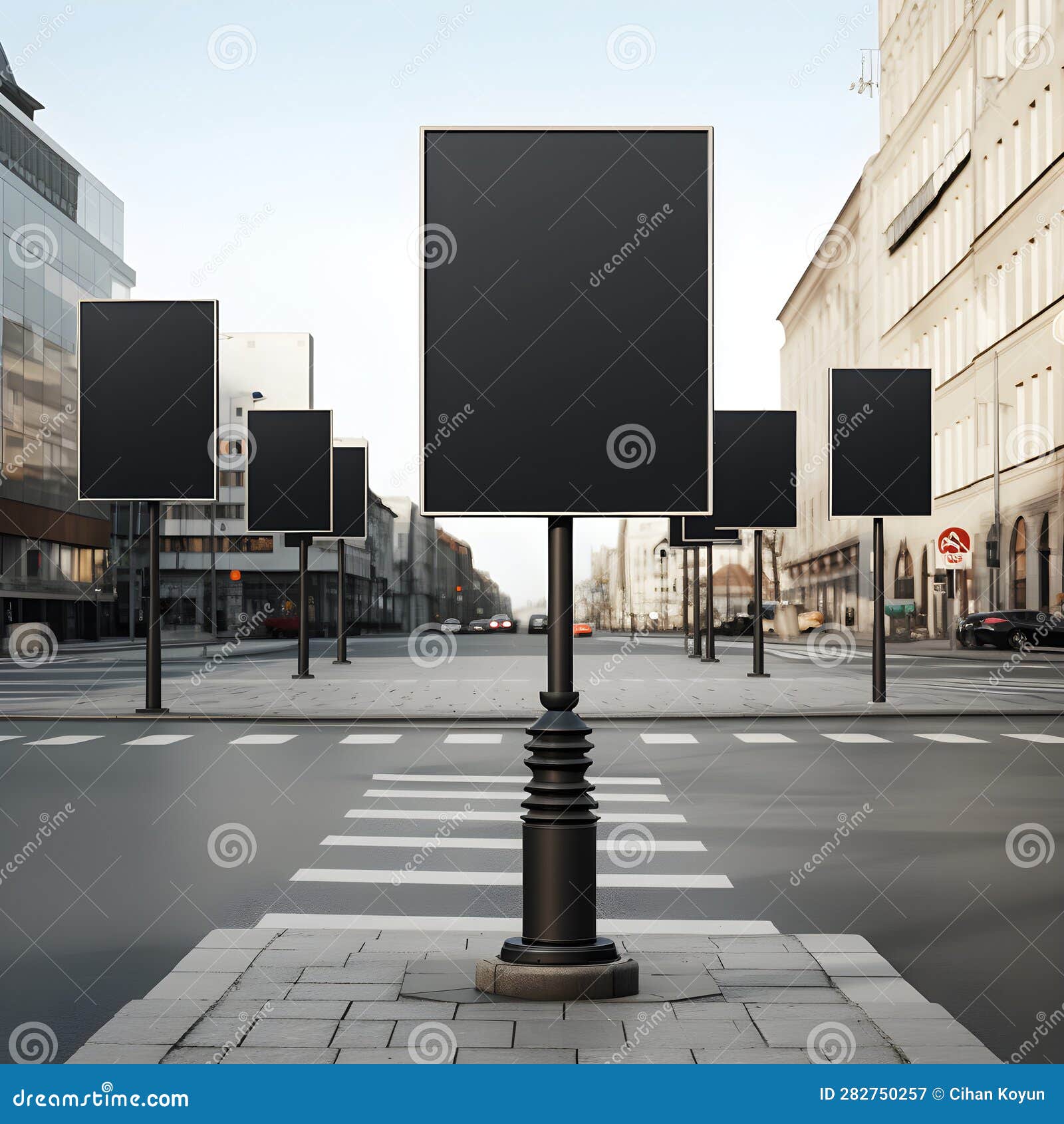 street crossings featuring clear, visible, and informative signage