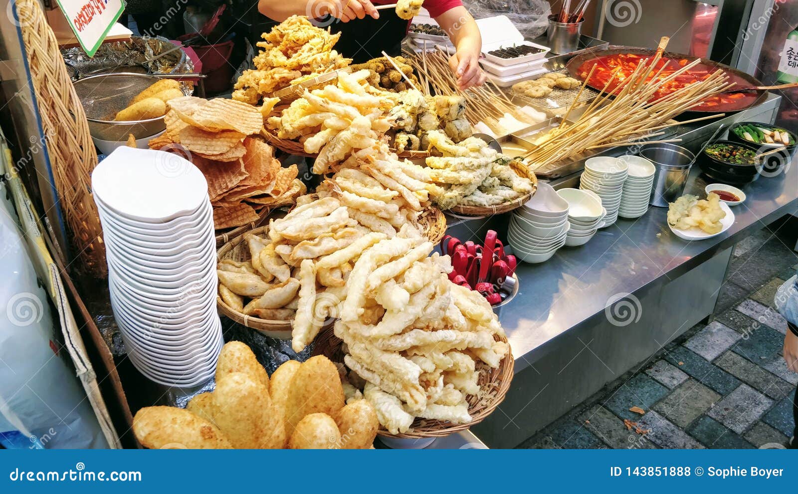 Street Food in Busan, South-Korea. Stock Photo - Image of viewing