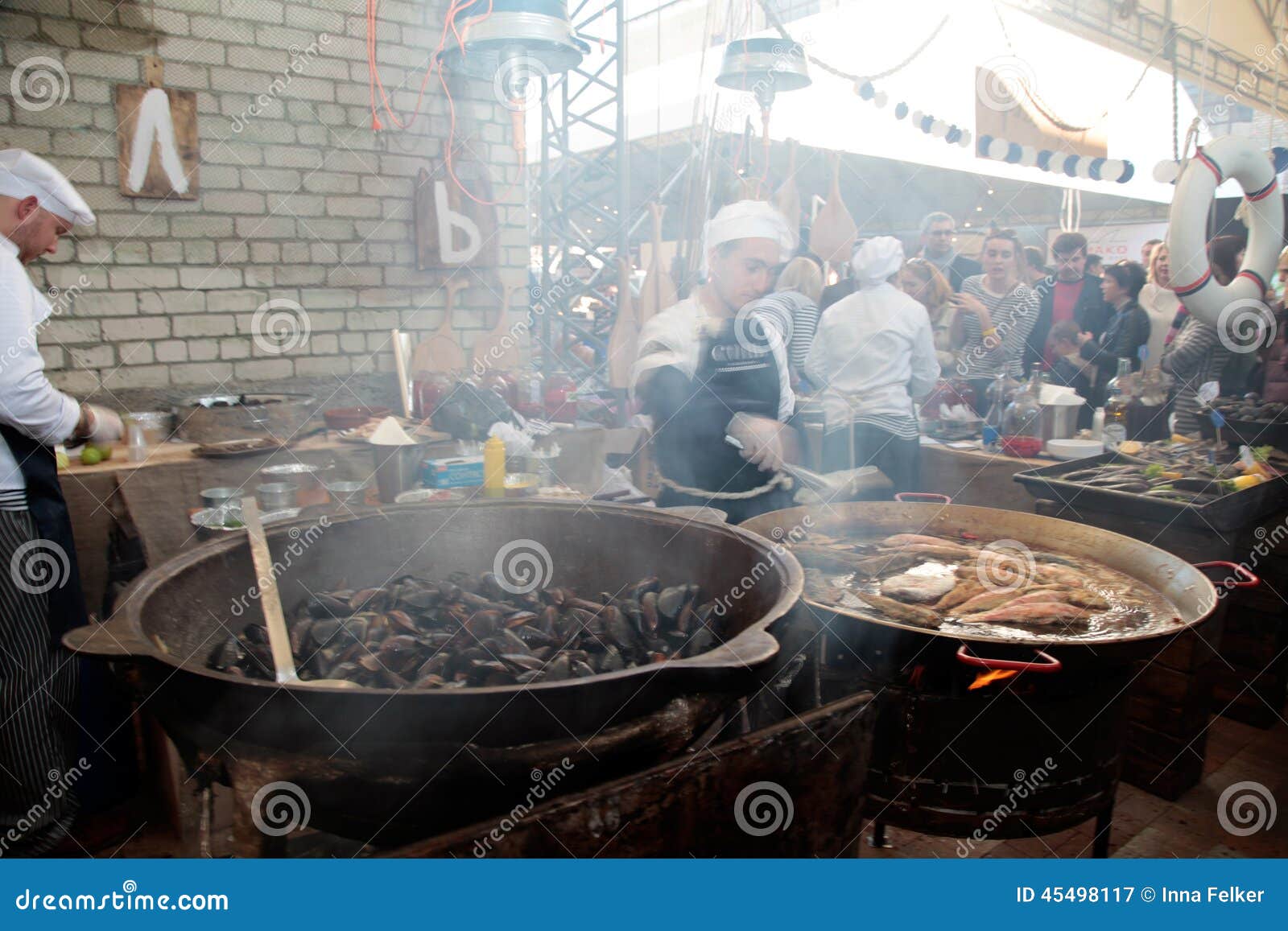 Street Food Festival in Kyiv, Ukraine. Editorial Photography - Image of
