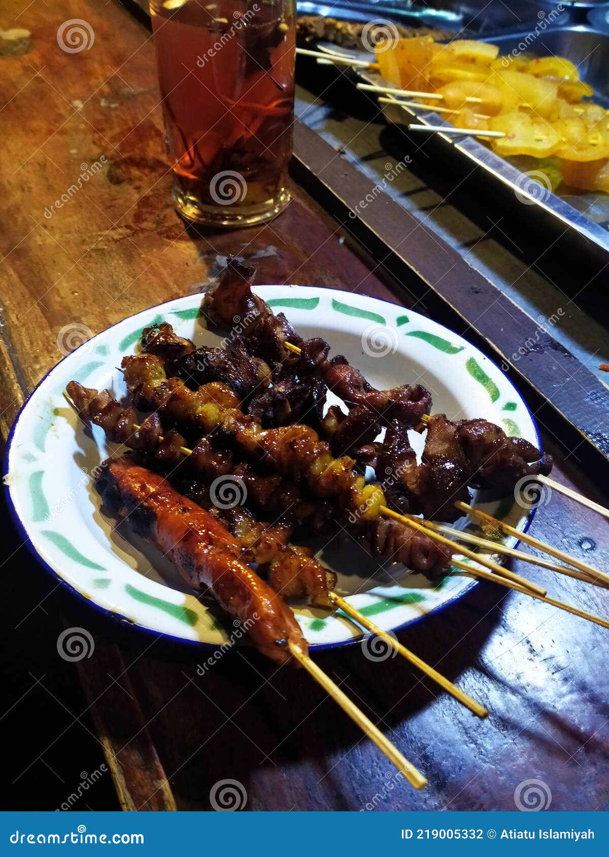Street food in indonesia stock photo. Image of food - 219005332