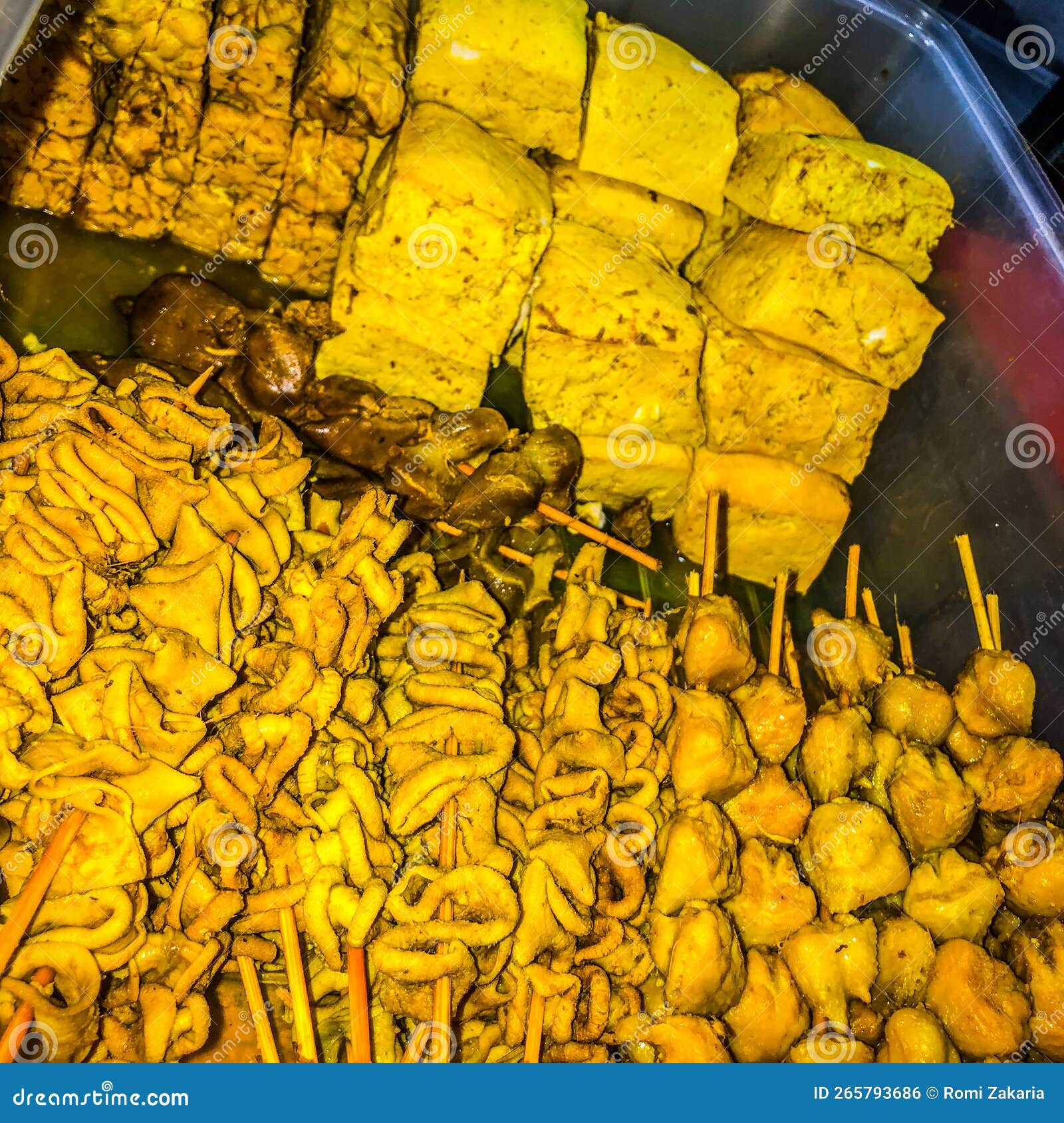 Street food indonesia stock photo. Image of street, intestinal - 265793686