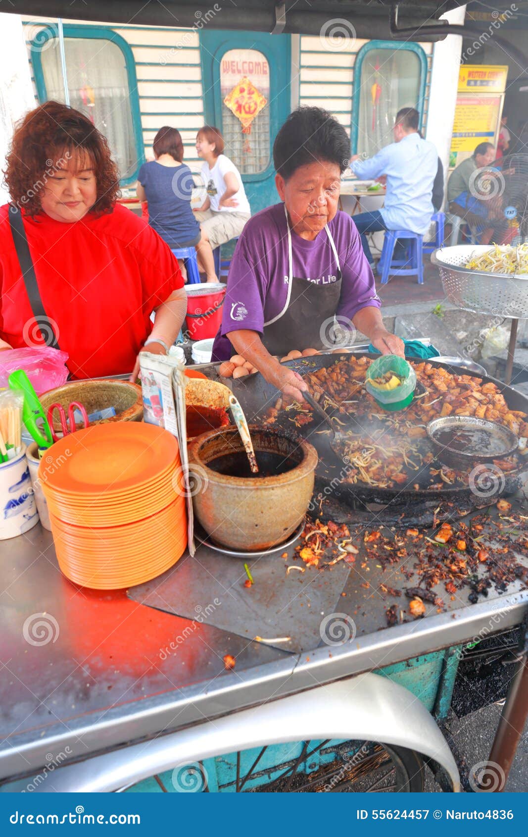 Street Food in Malaysia Penang Editorial Photography - Image of penang