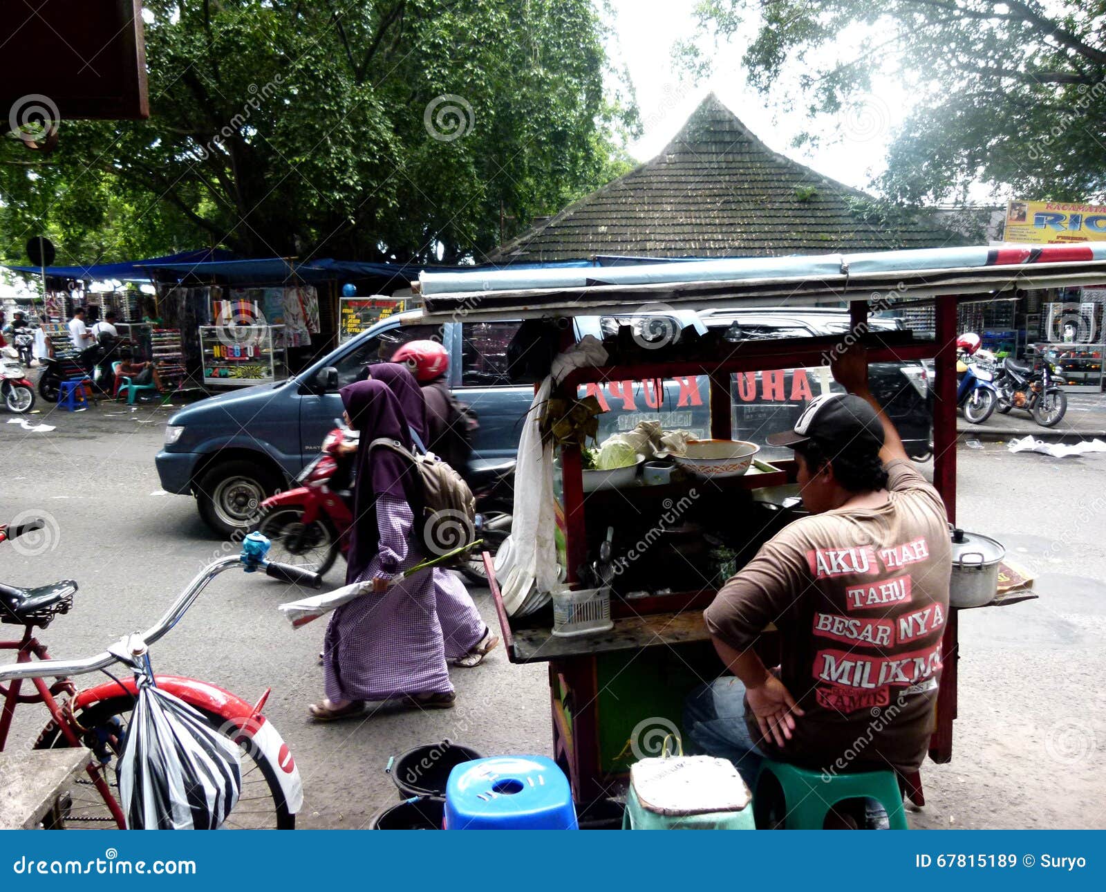 Street food editorial stock image. Image of selling, java - 67815189