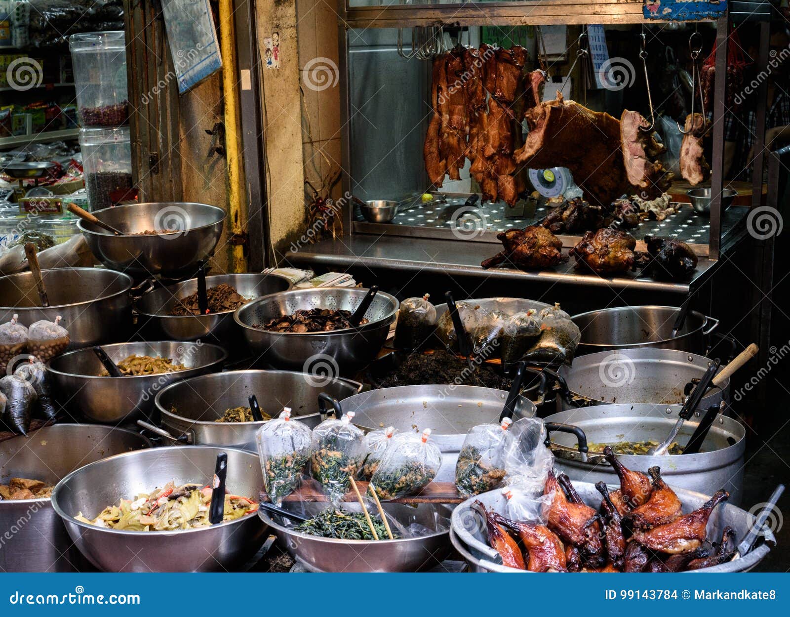 Street food Thailand editorial stock image. Image of market - 99143784