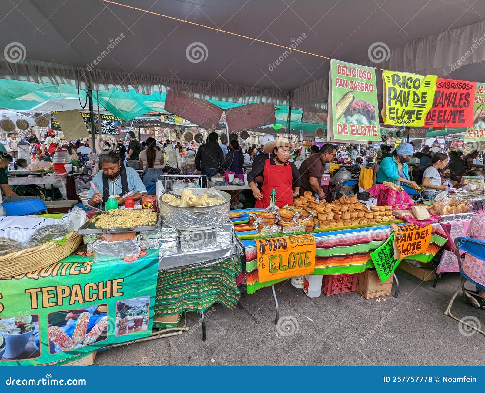 Street Food Vendors in Mexico City Editorial Stock Photo - Image of