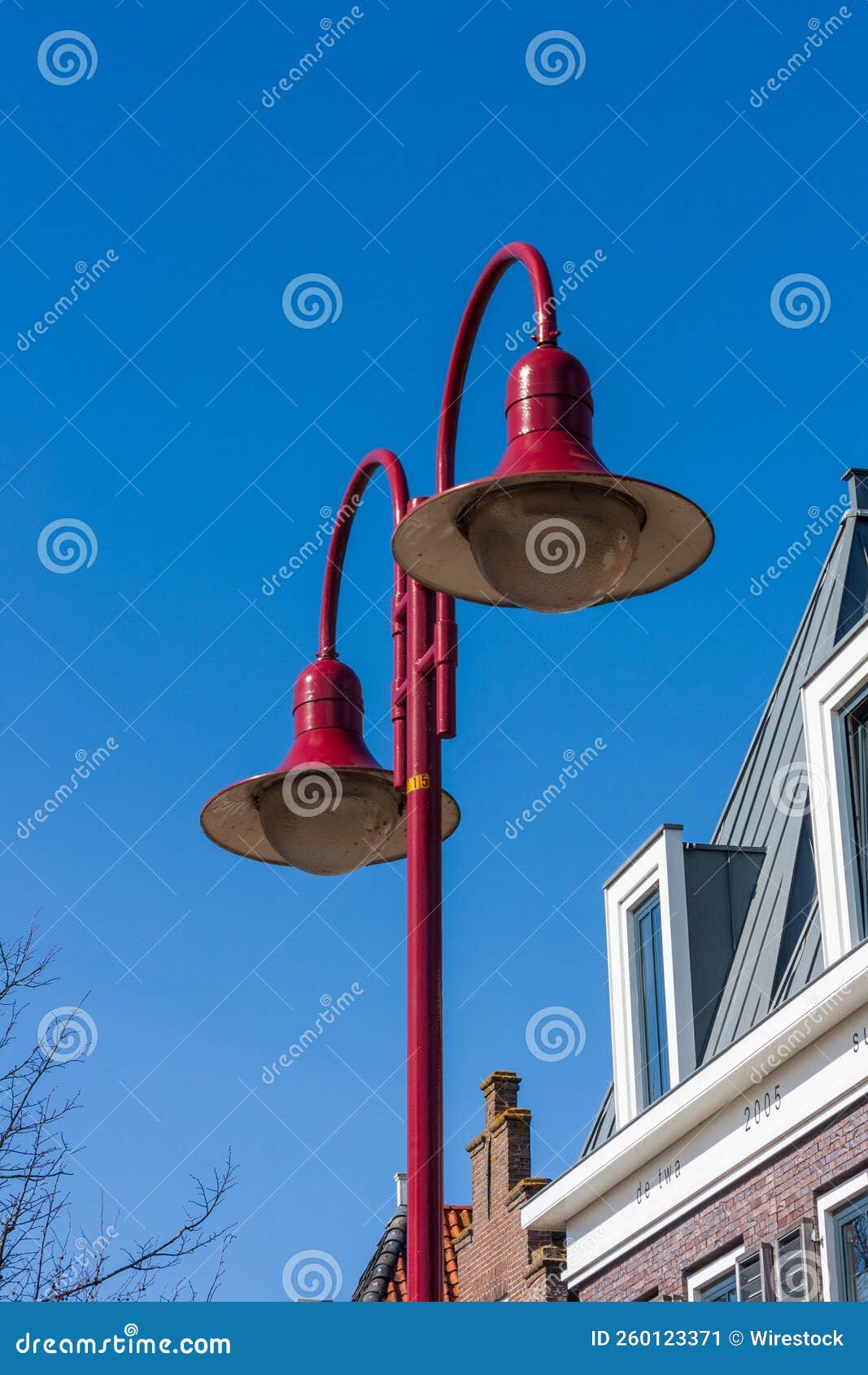 Street Lamp Post in Makkum, Netherland Stock Image Image of lamp