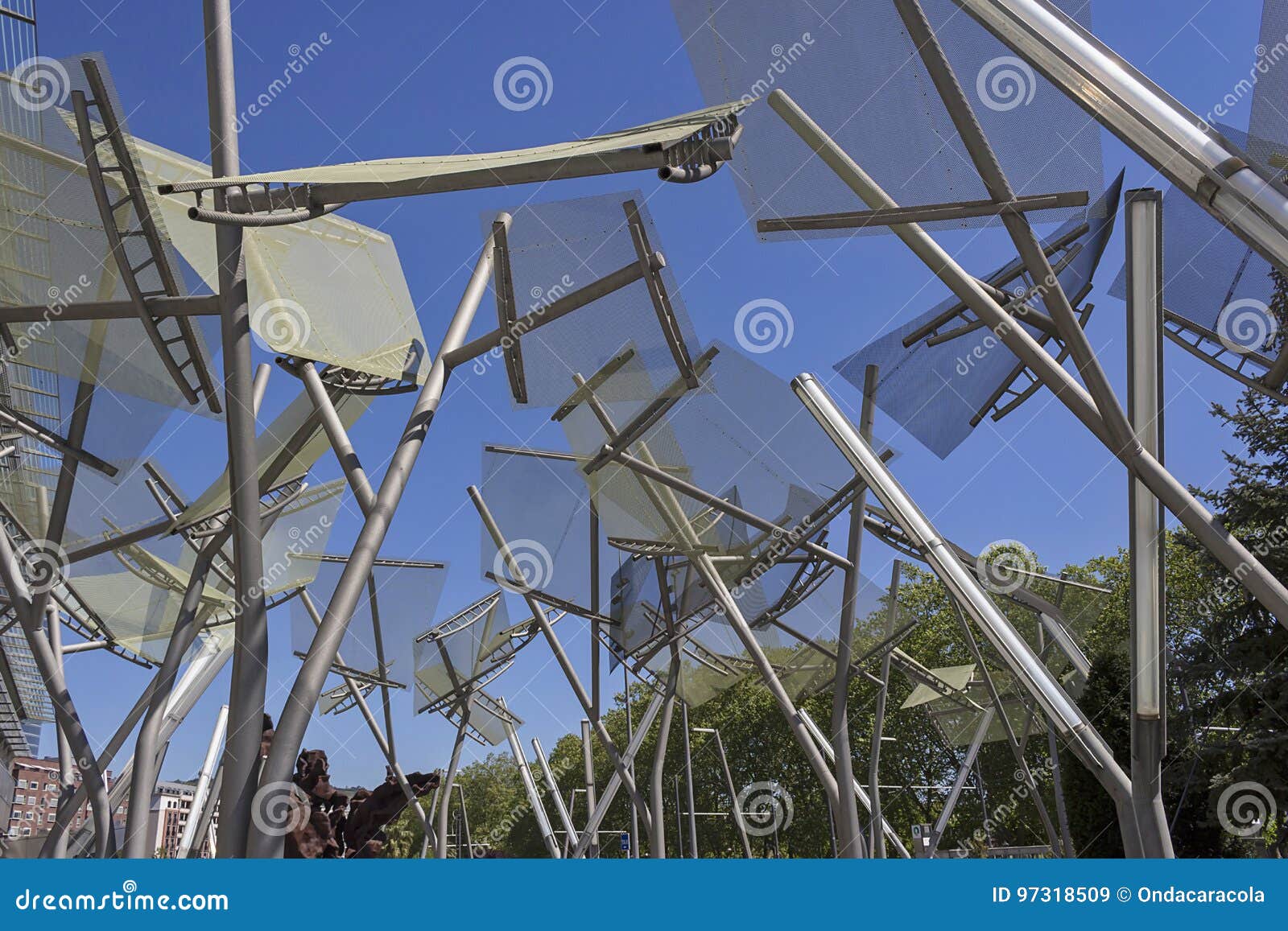 Street lamps stock image. Image of outdoor, spain, creativity - 97318509