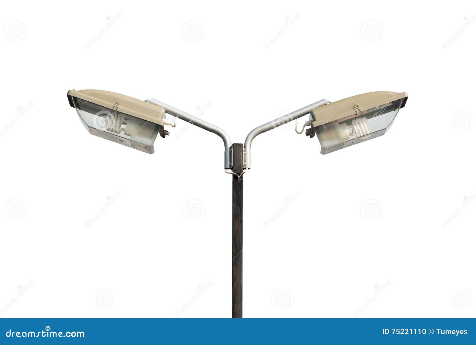 Street Light with Halogen Lamp Stock Photo Image of park, insulator