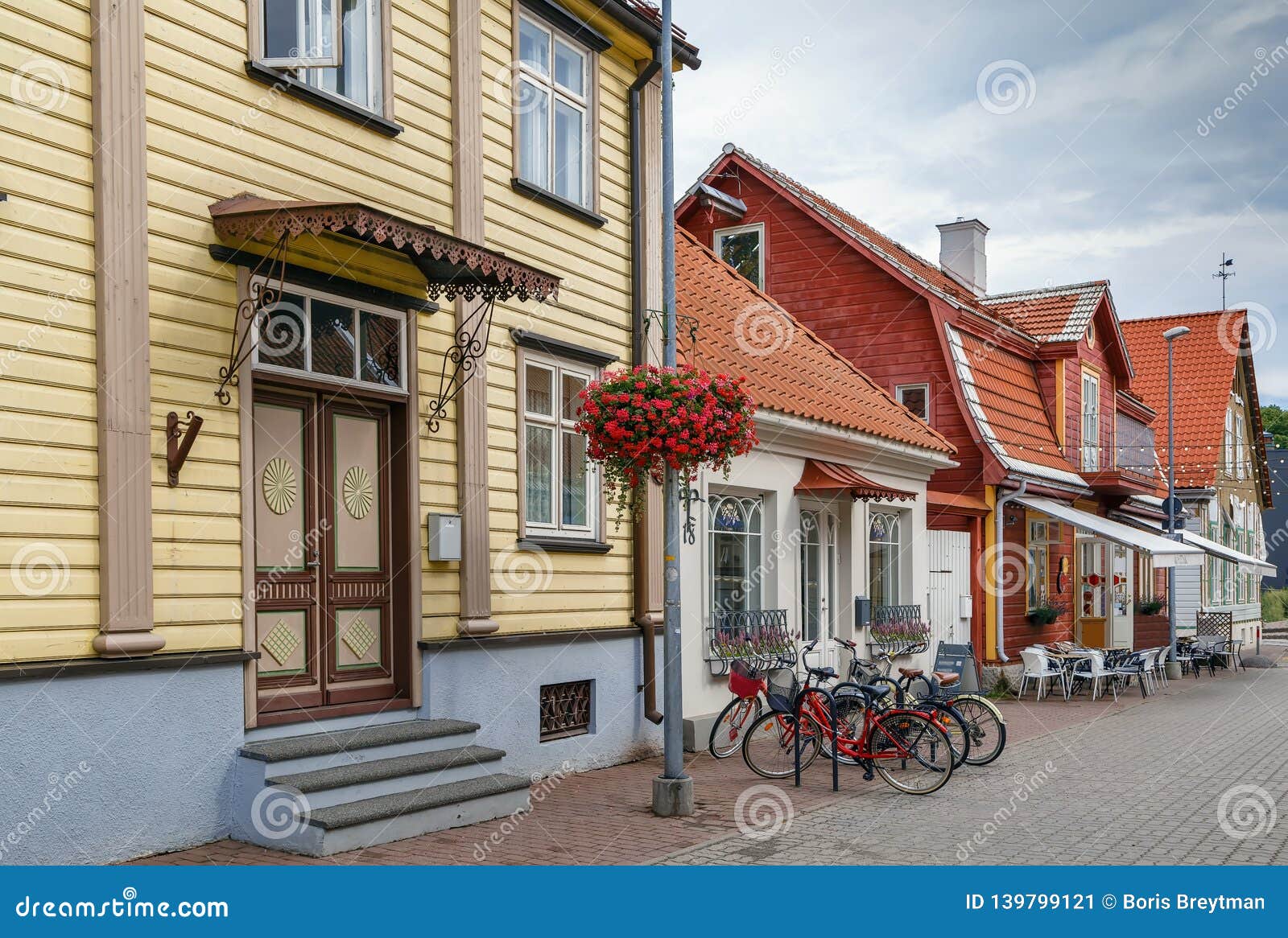 street in parnu, estonia