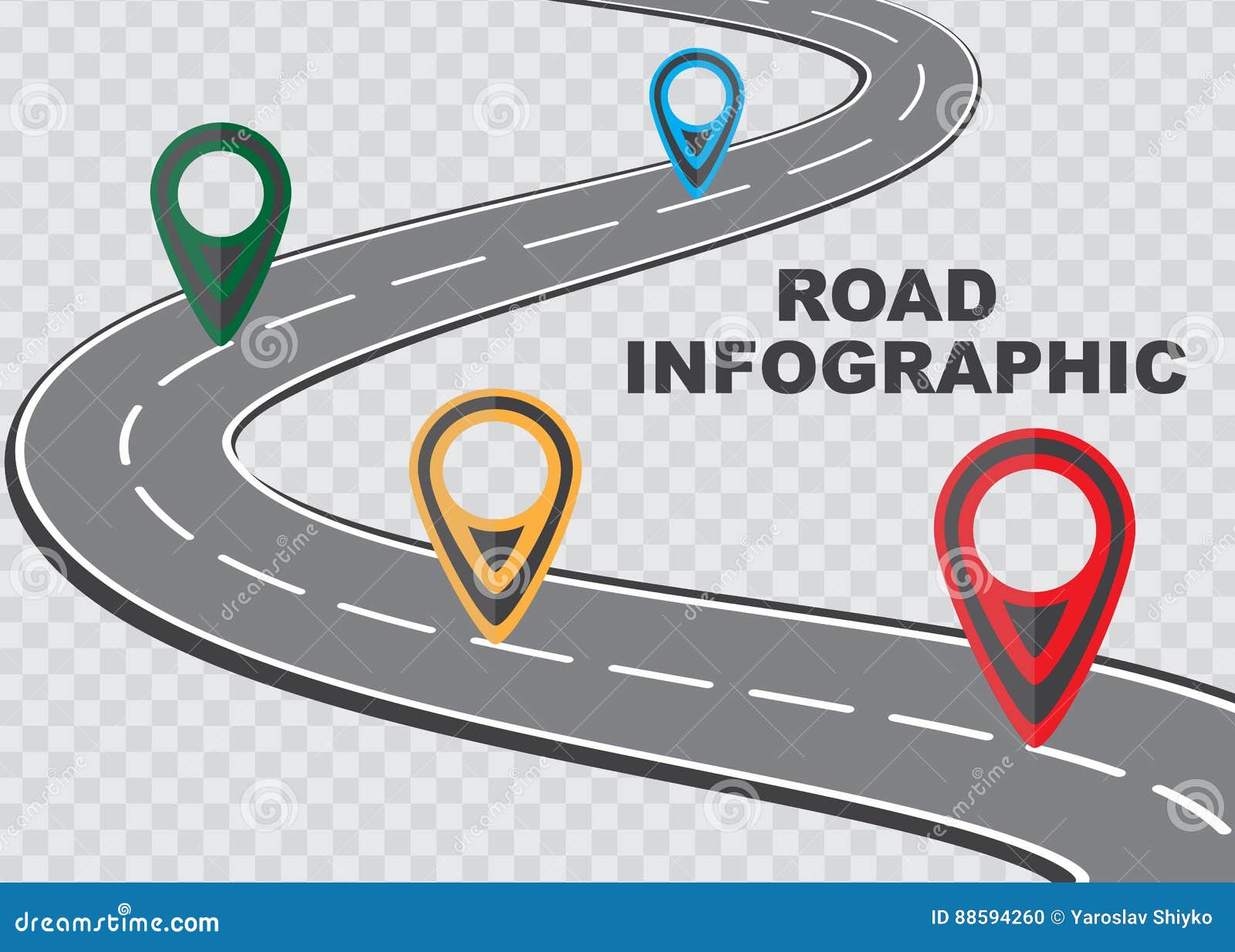 road map vector