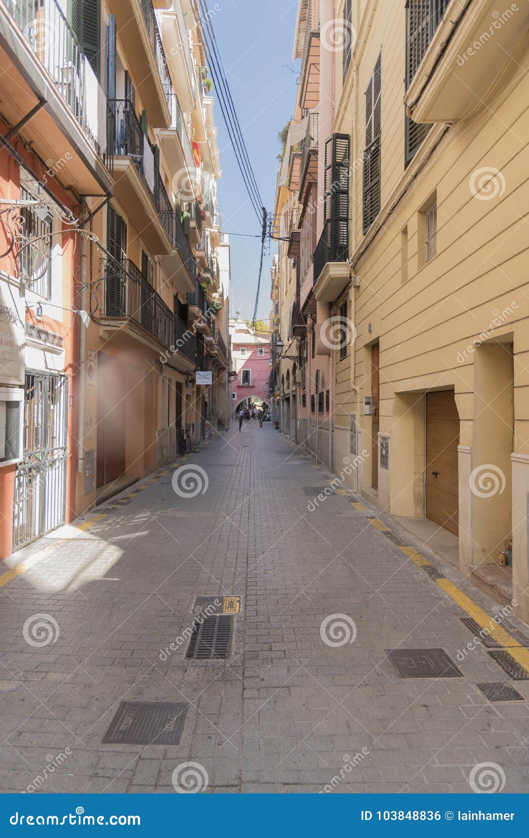 Street Scene in Palma De Mallorca Spain Editorial Photo - Image of ...