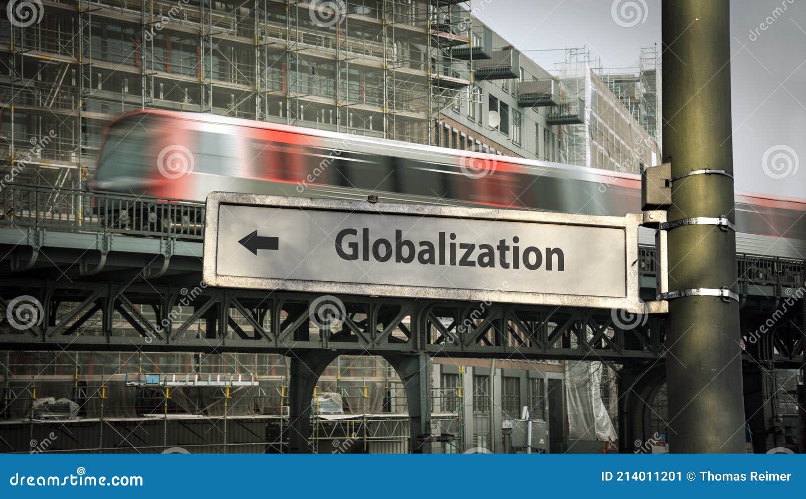 street sign to globalization