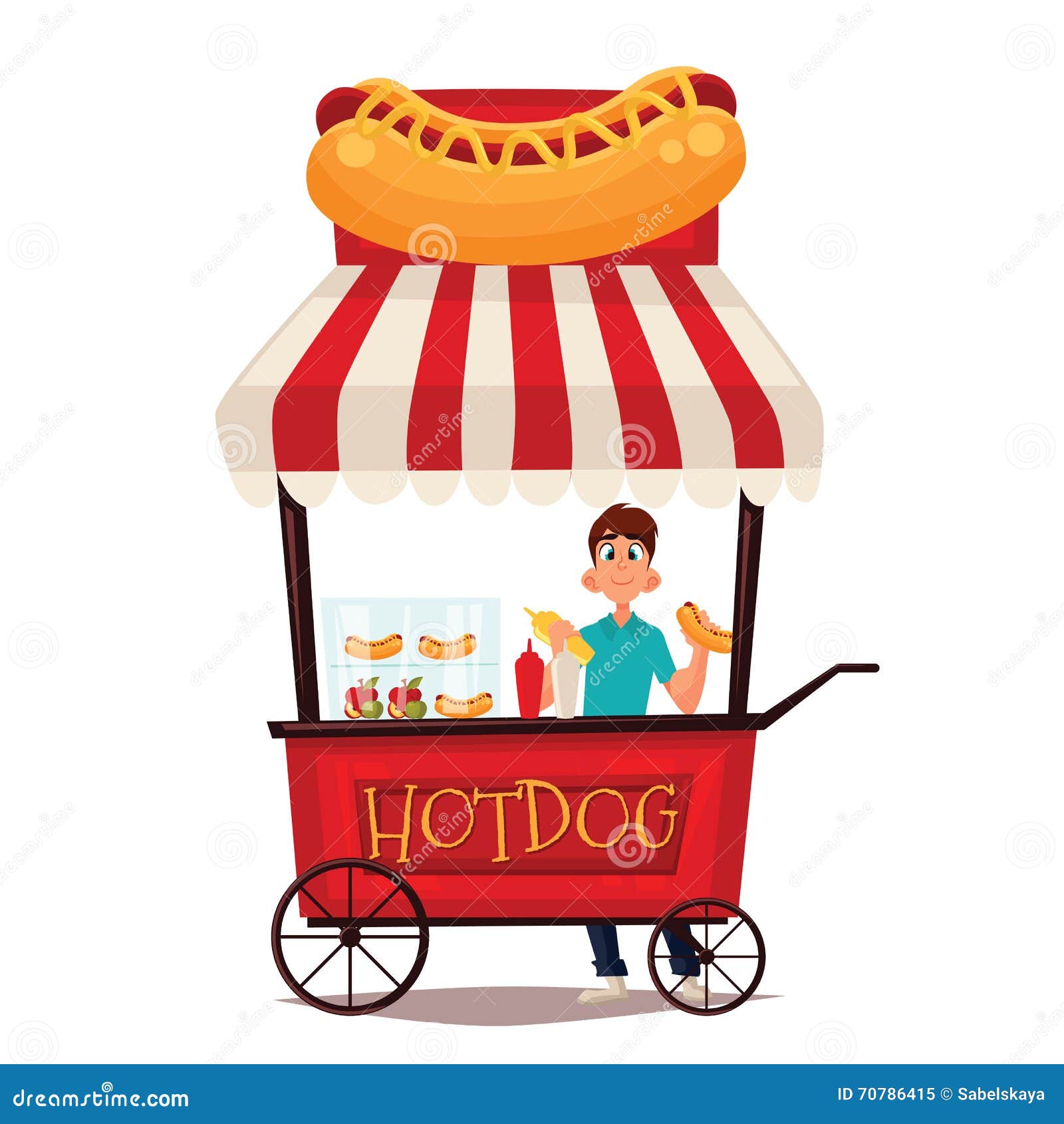 clipart hot dog stand - photo #19