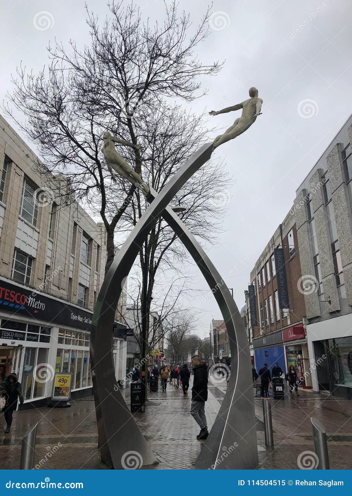 Northampton editorial image. Image of statue, northampton 114504515