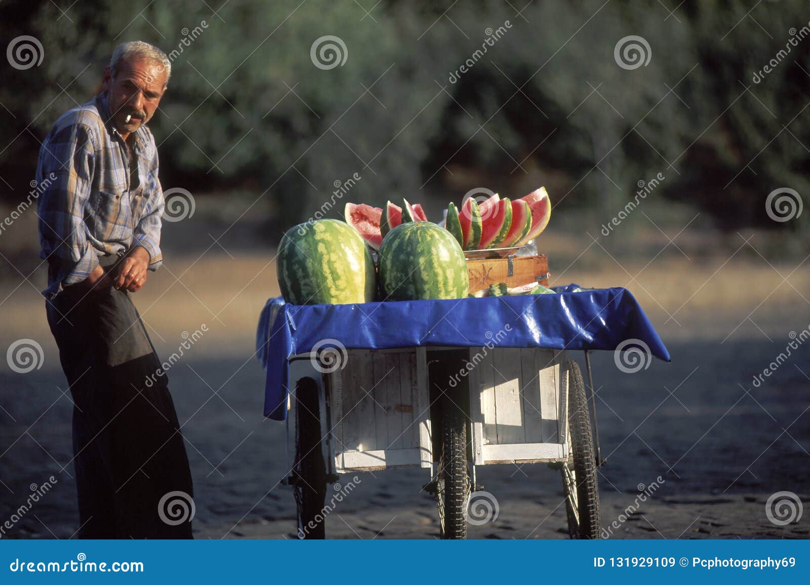 Guys Slicing Watermelon To Sell at Their Vendor at Galata District of  Istanbul Editorial Stock Photo - Image of knife, seller: 65970078