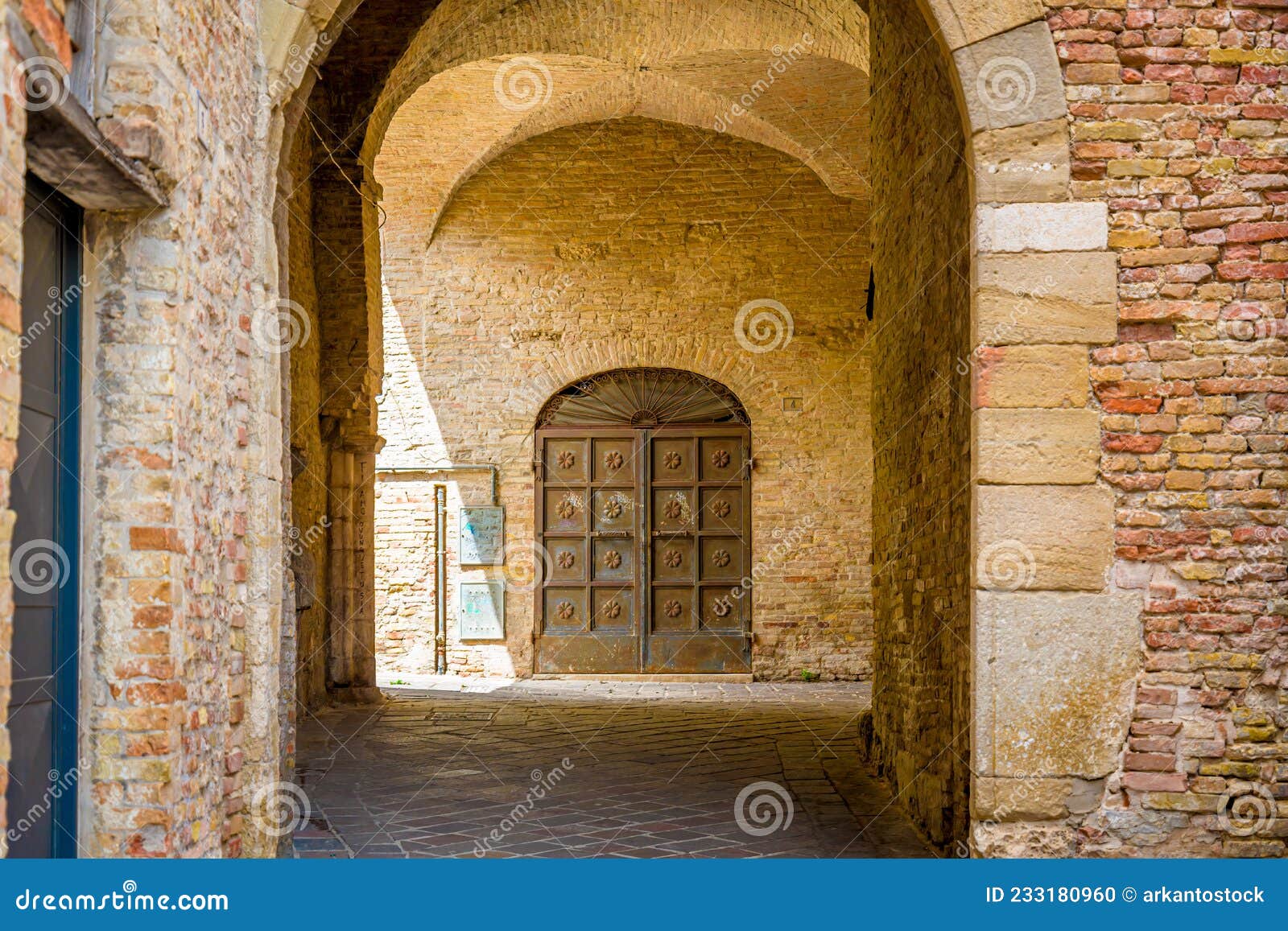 Streets and Alleys in Old Town of Atri, Medieval Pearl Near Teramo ...