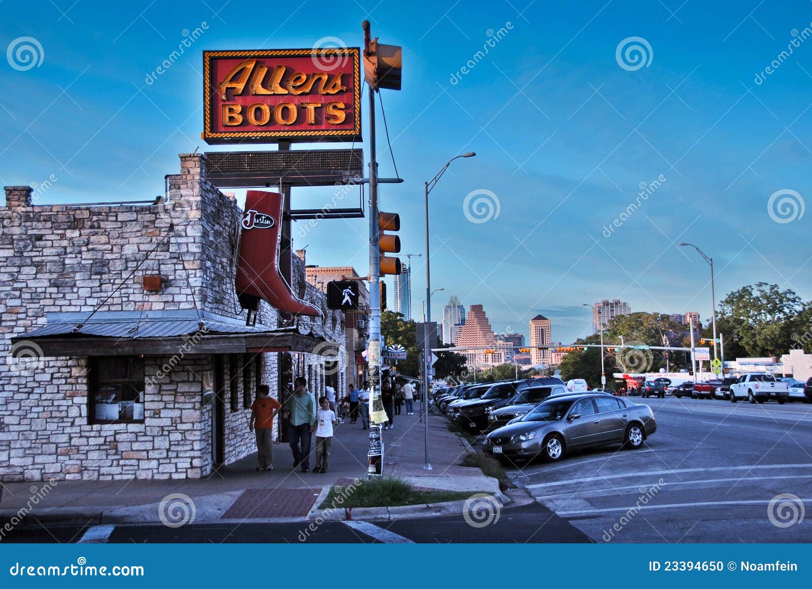 Streets of Austin, Texas editorial image. Image of horizontal 23394650